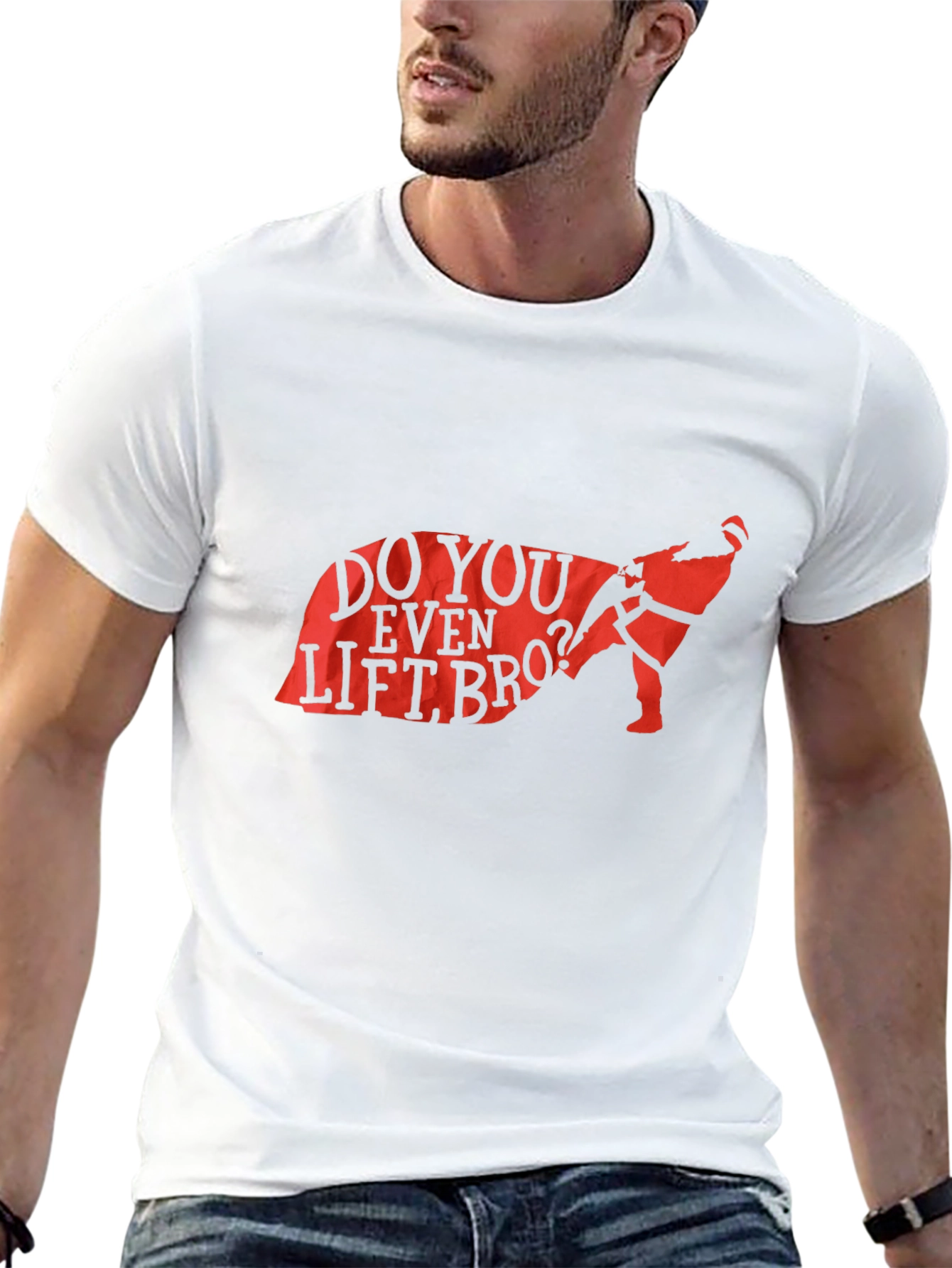 Do You Even Lift Bro? Badger Black T-Shirt