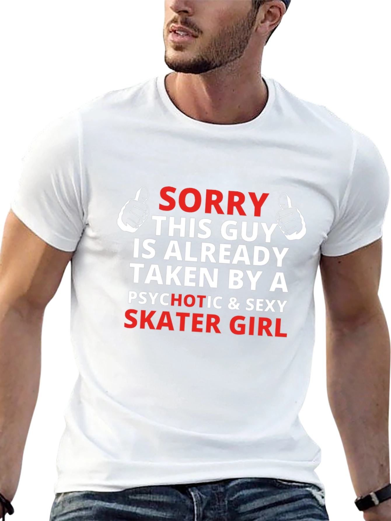 Sorry Taken By a Skater Girl Graphic Tee