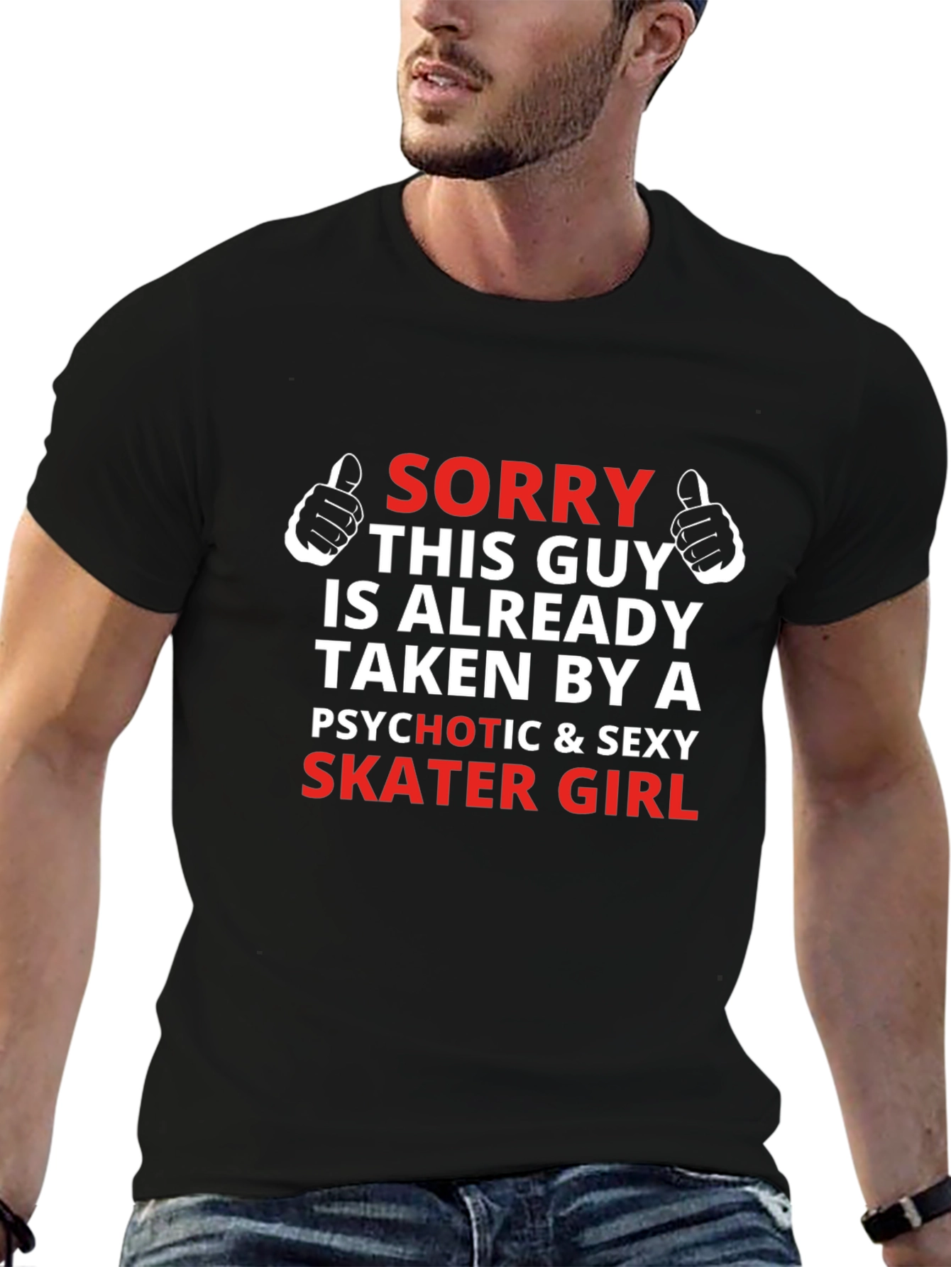 Sorry Taken By a Skater Girl Graphic Tee