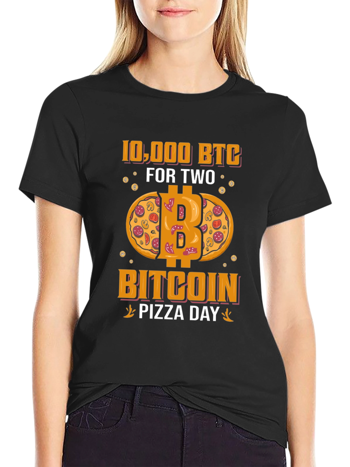 Bitcoin Pizza Day T-Shirt - Cryptocurrency Tee