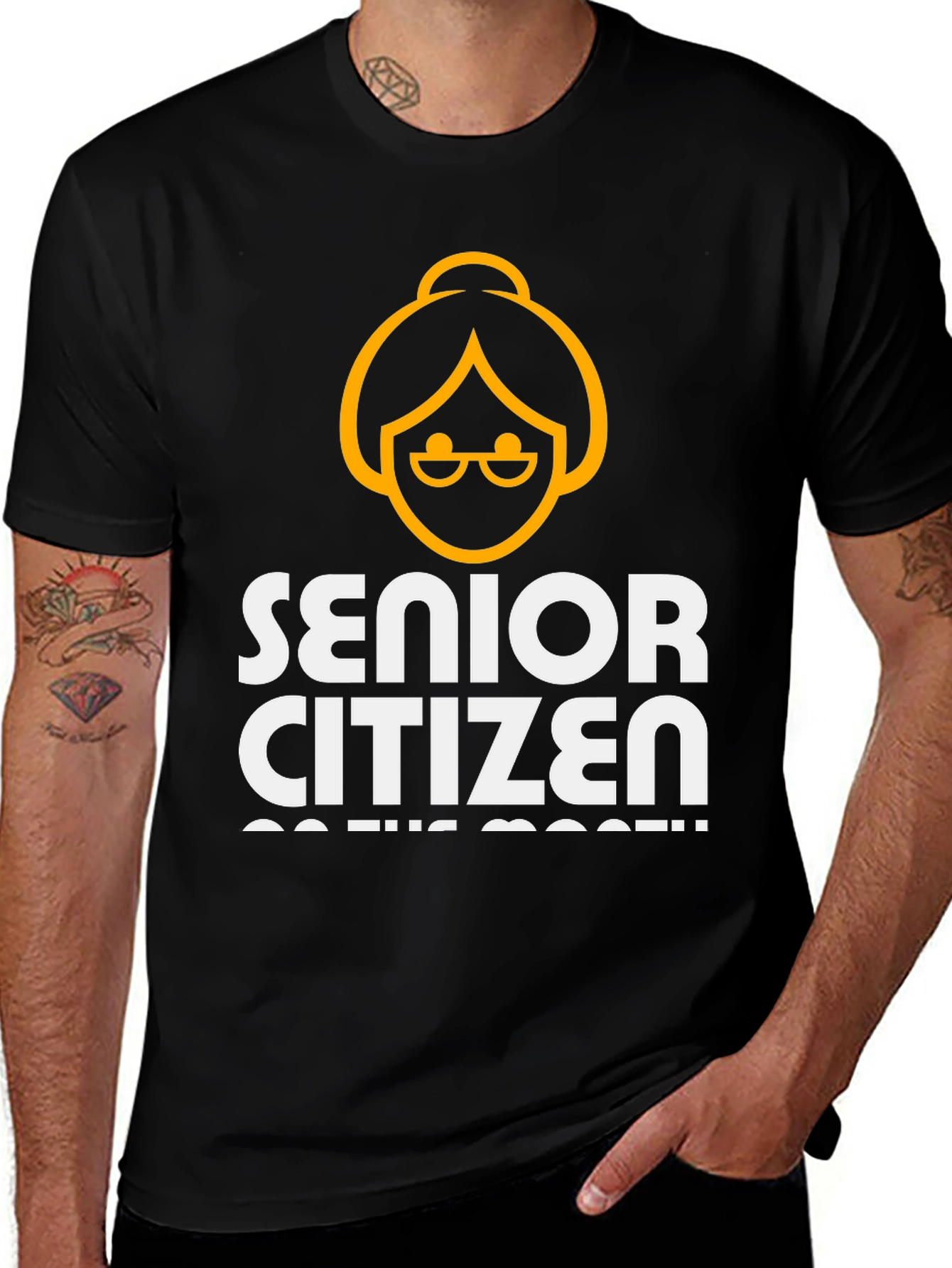 Senior Citizen T-Shirt - On The Loose