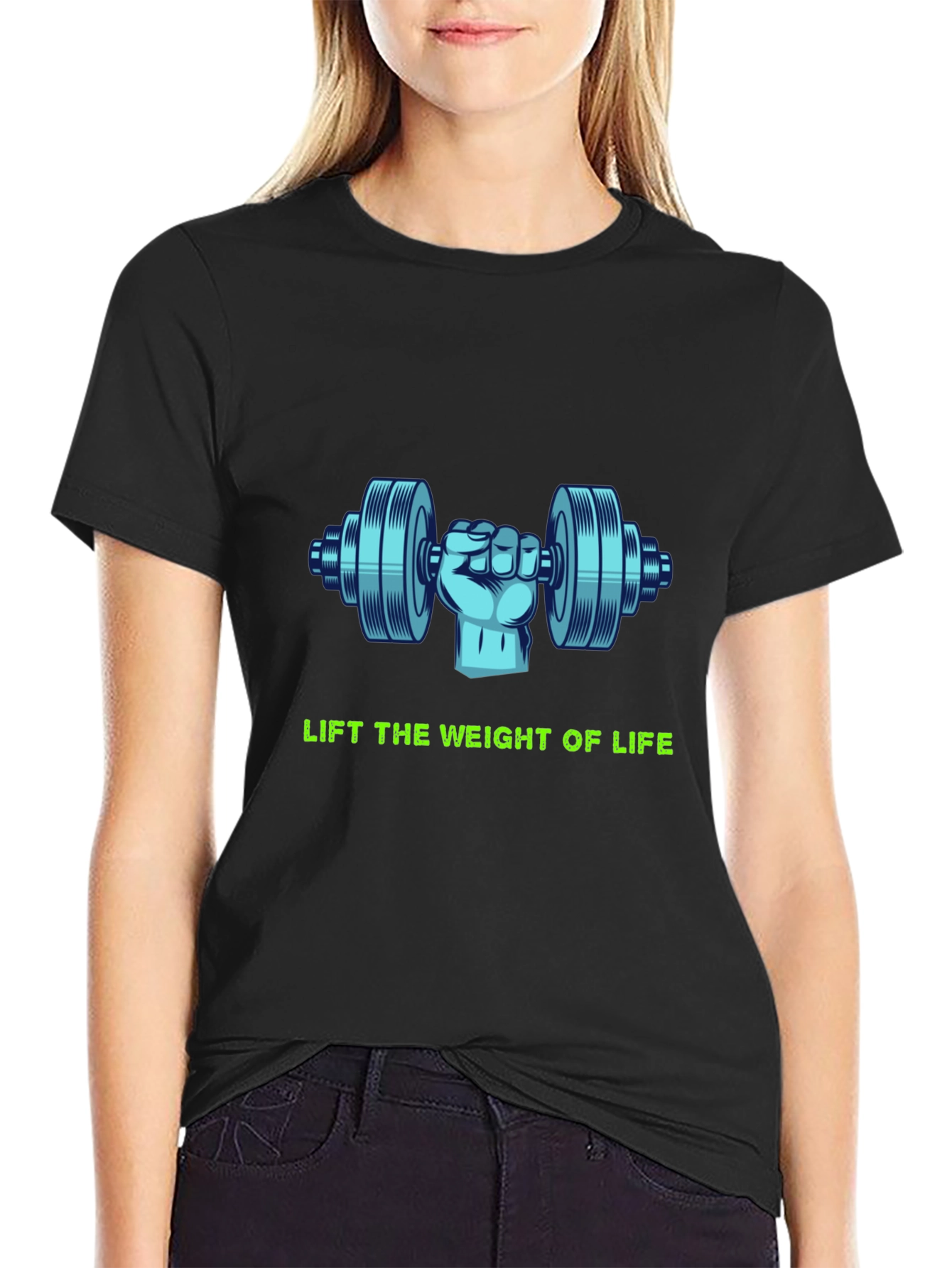 Lift the Weight of Life Graphic T-Shirt