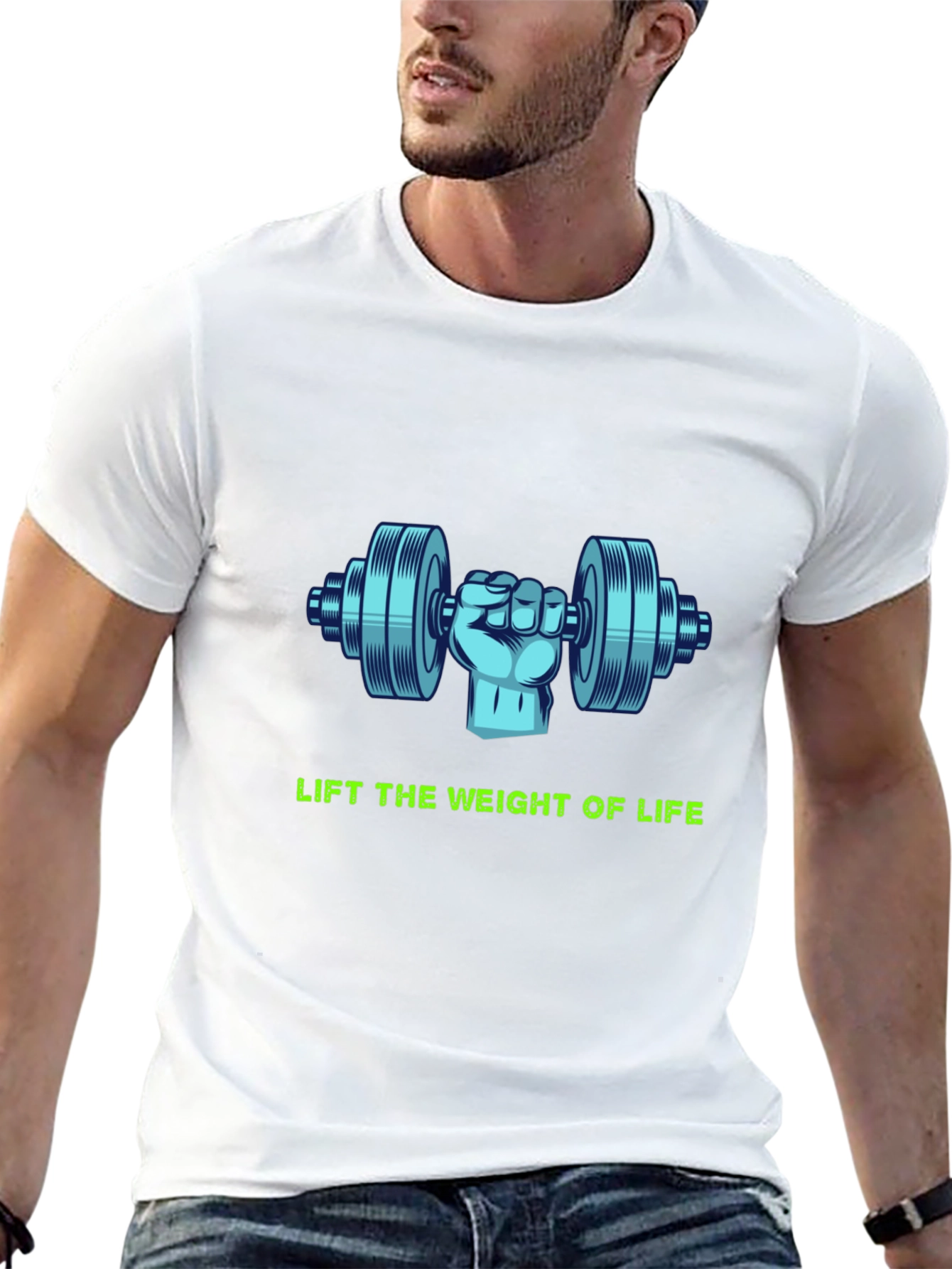 Lift the Weight of Life Graphic T-Shirt