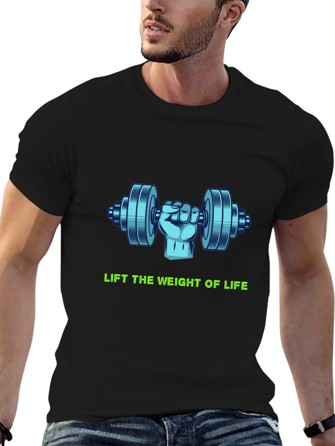 Lift the Weight of Life Graphic T-Shirt