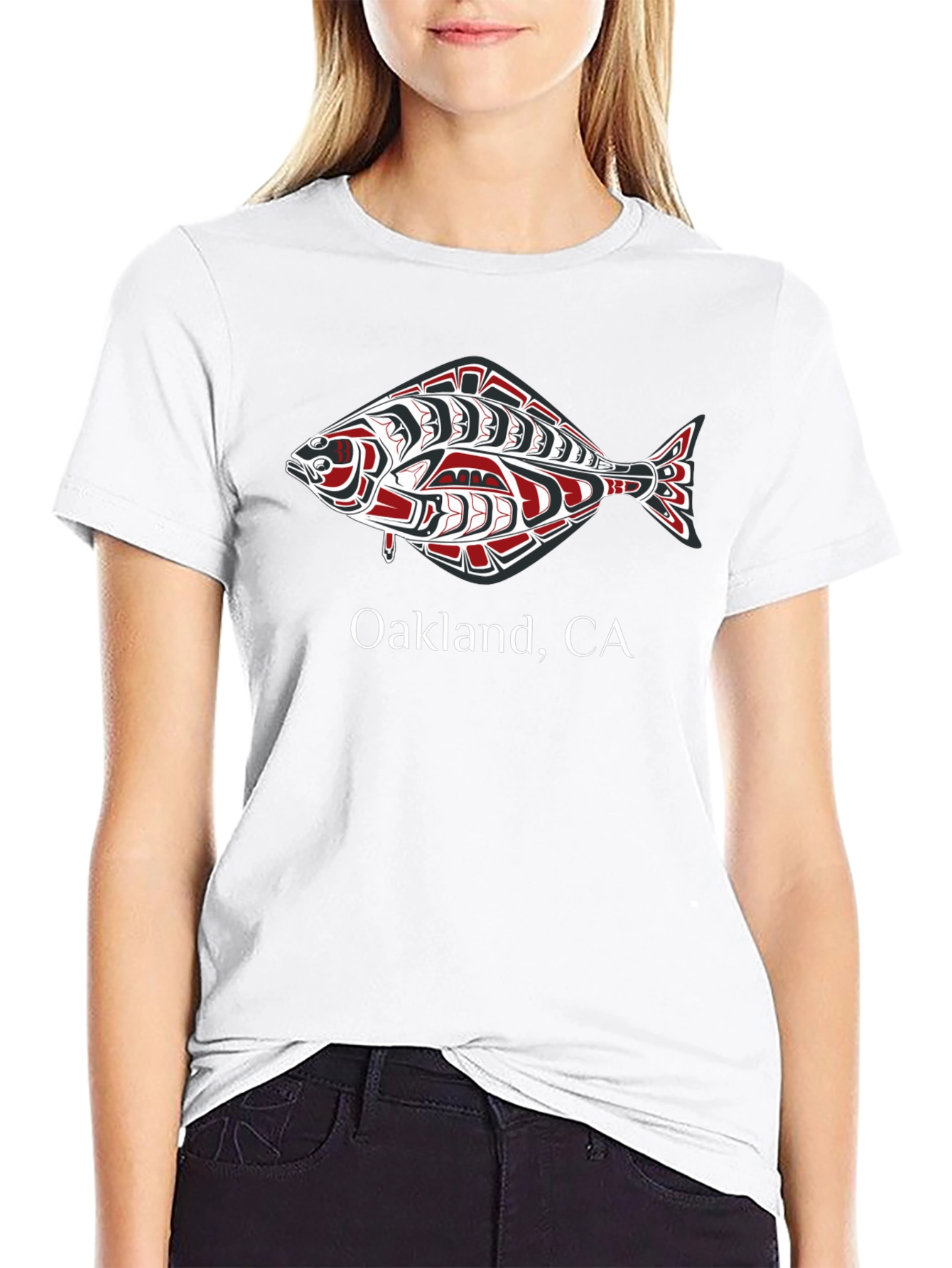 Oakland CA Fish Graphic Tee