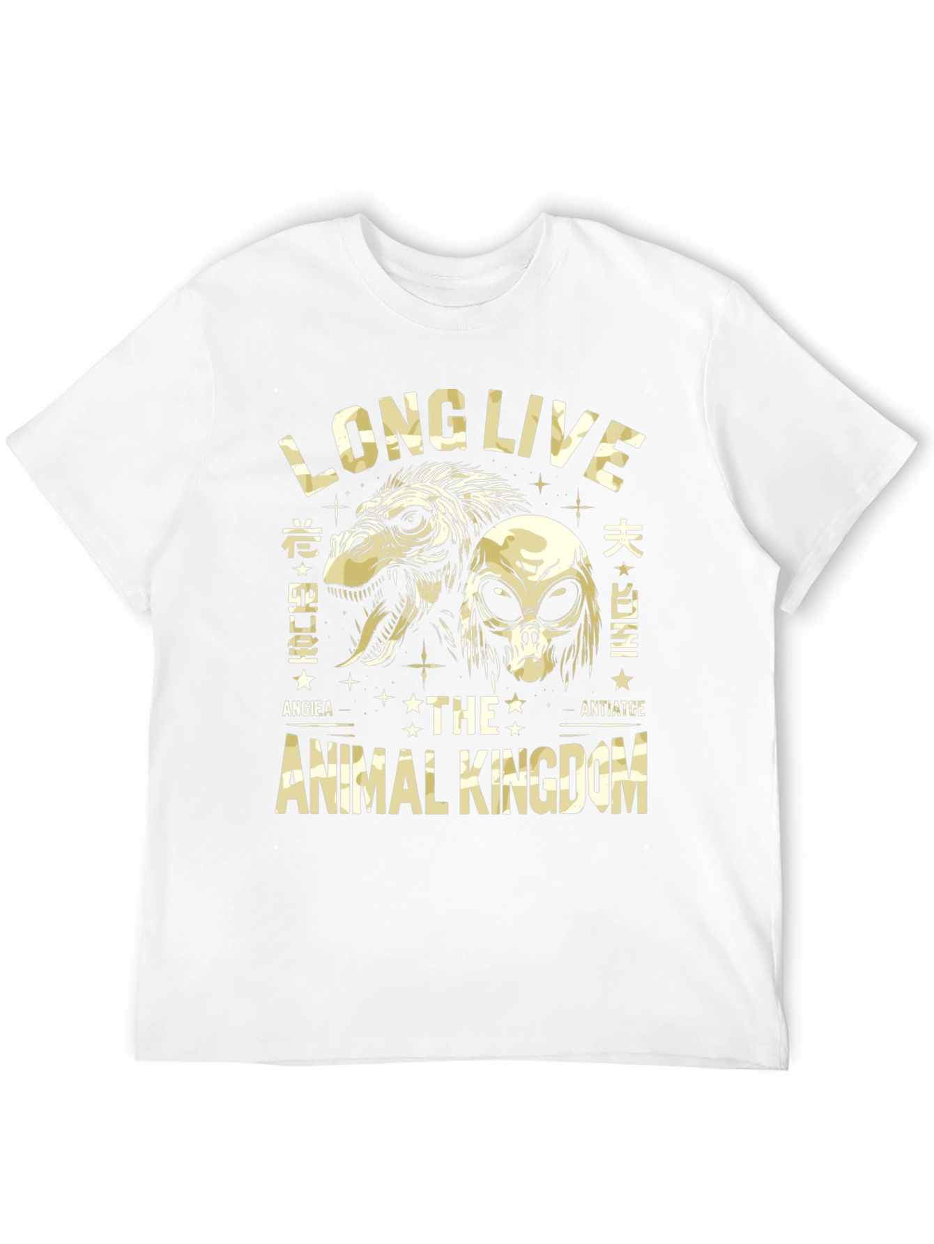Long Live Animal Kingdom Black Graphic T-Shirt