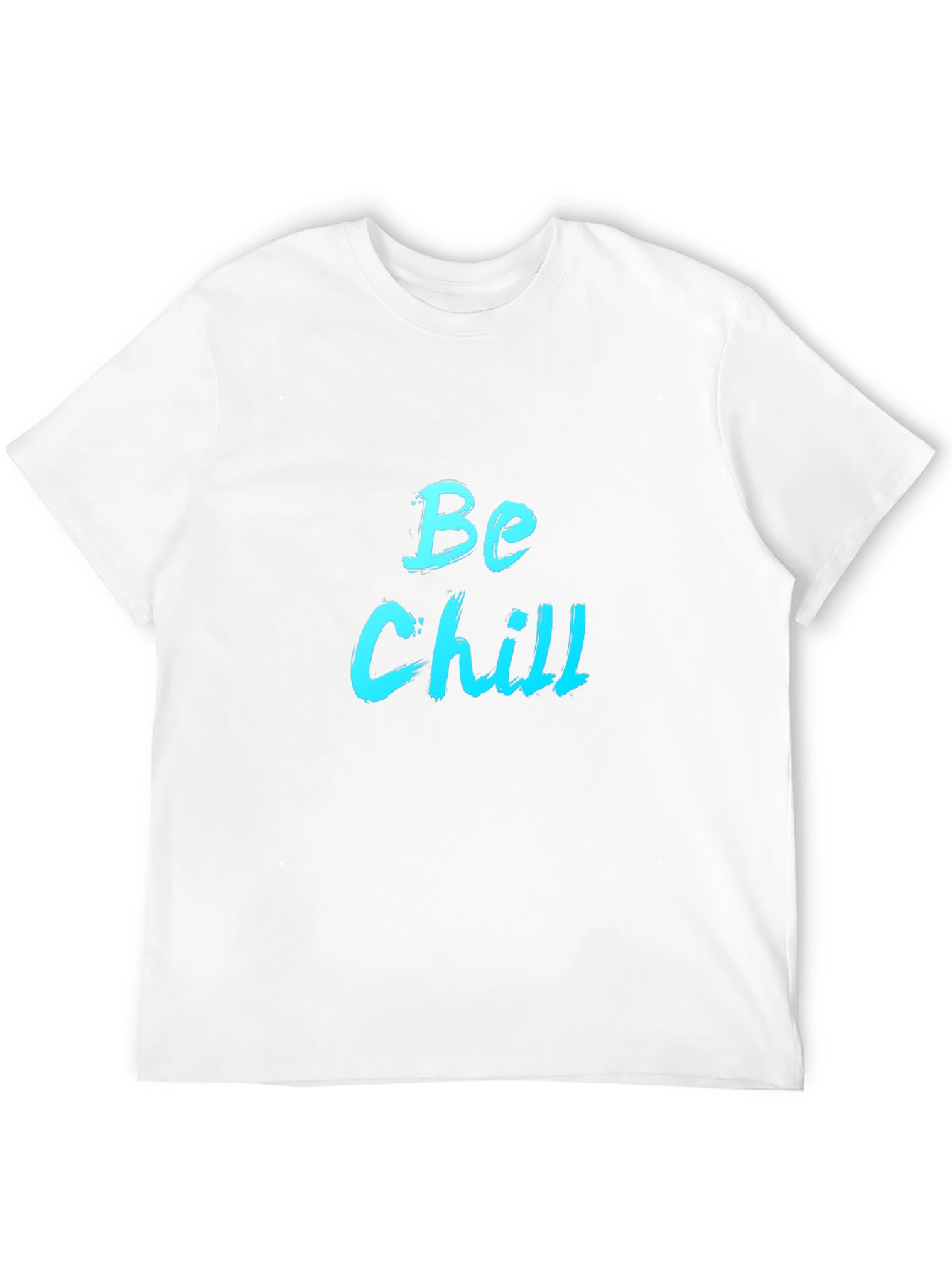 Be Chill Black Graphic T-Shirt