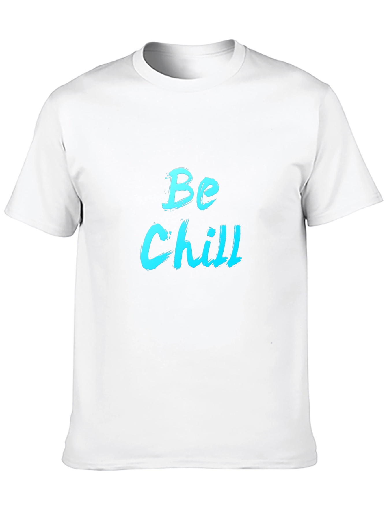 Be Chill Black Graphic T-Shirt