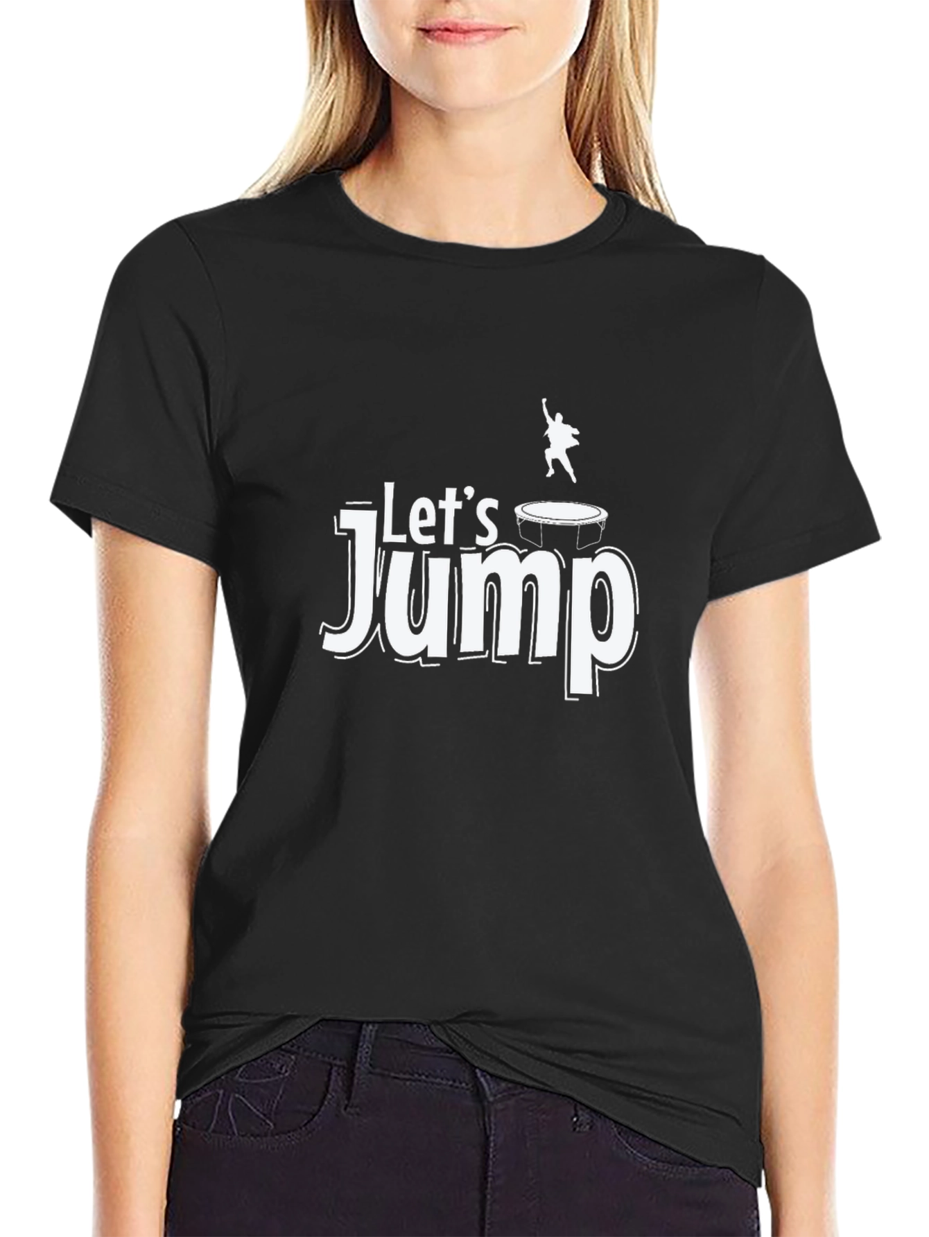 Lets Jump Black T-Shirt