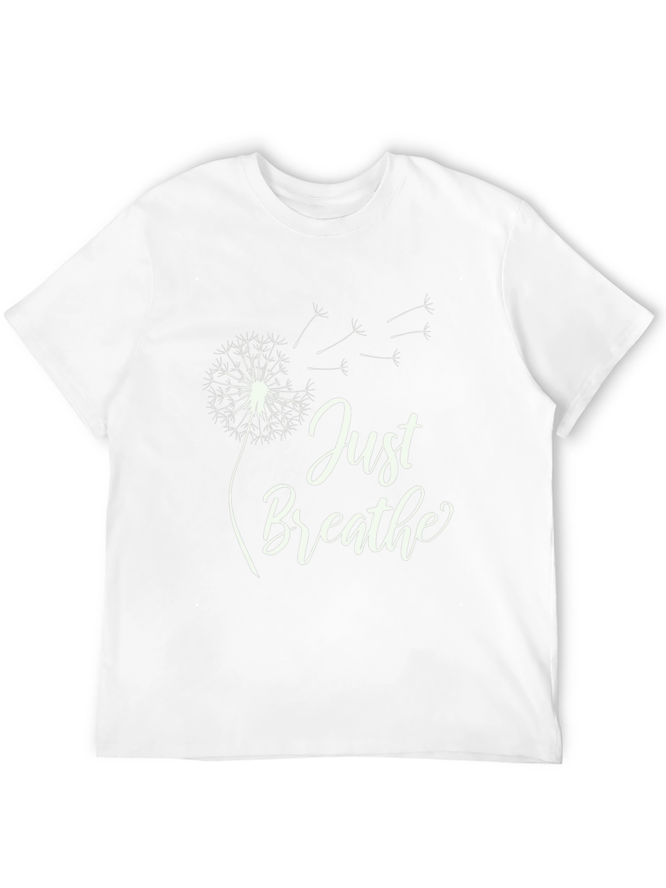 Just Breathe Dandelion Graphic T-Shirt