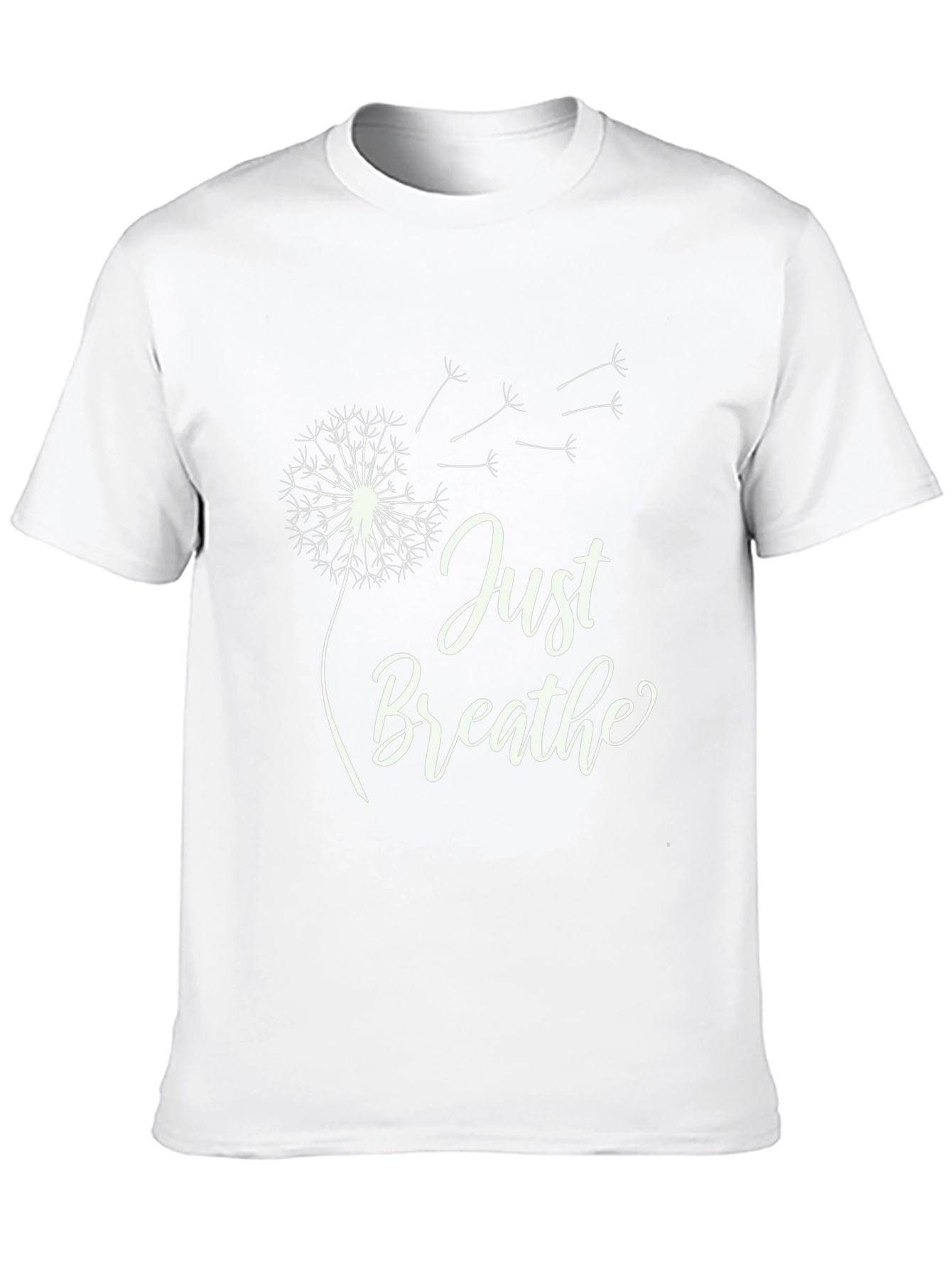 Just Breathe Dandelion Graphic T-Shirt