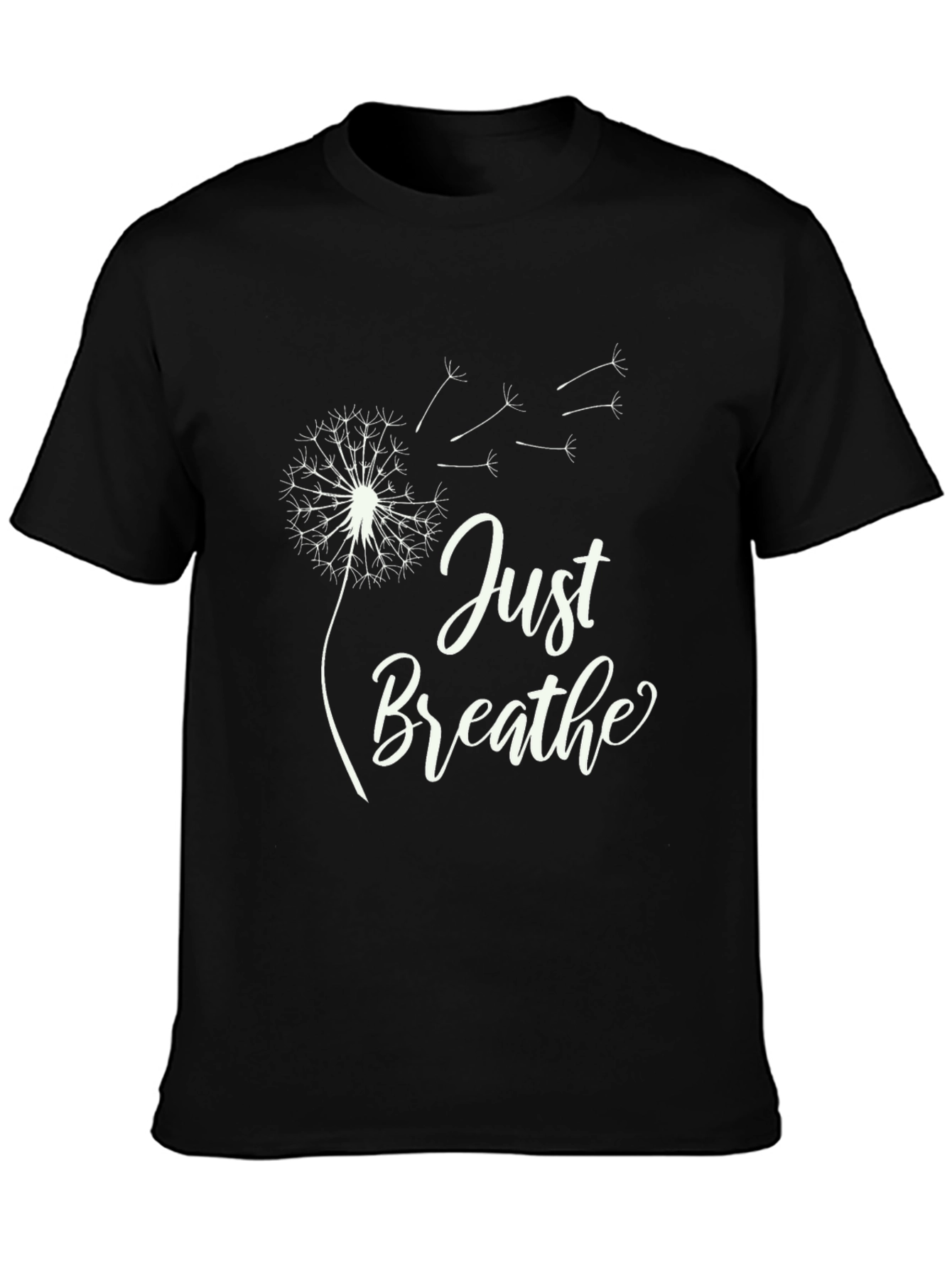 Just Breathe Dandelion Graphic T-Shirt