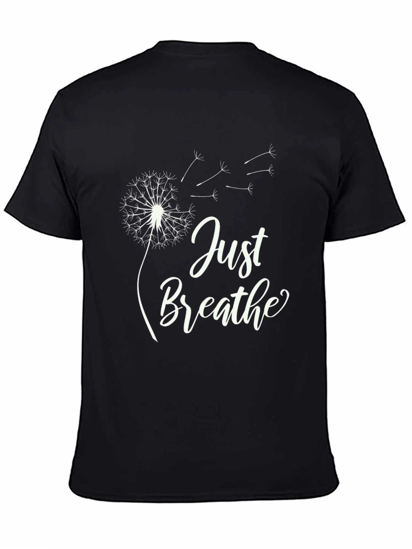 Just Breathe Dandelion Graphic T-Shirt