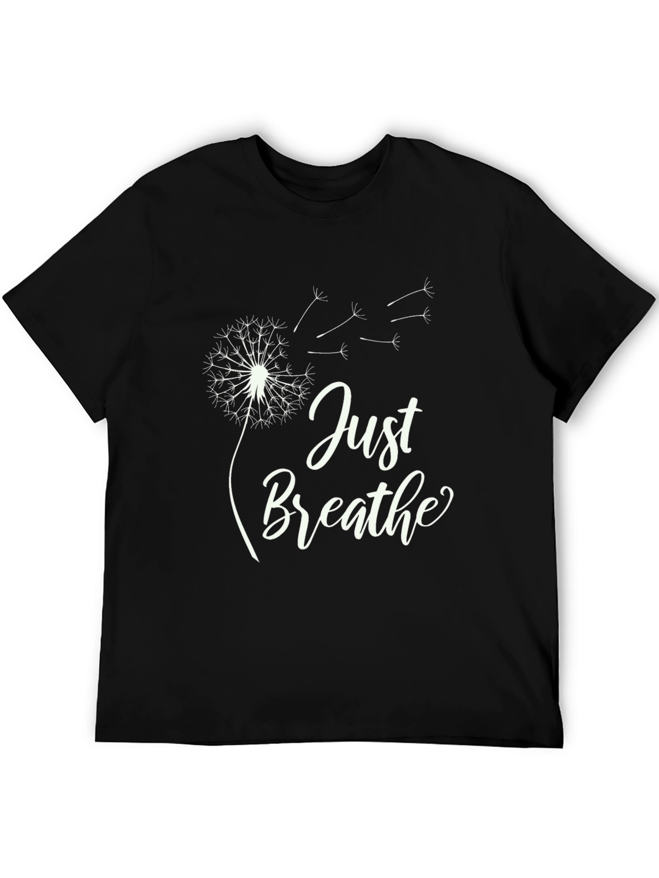 Just Breathe Dandelion Graphic T-Shirt