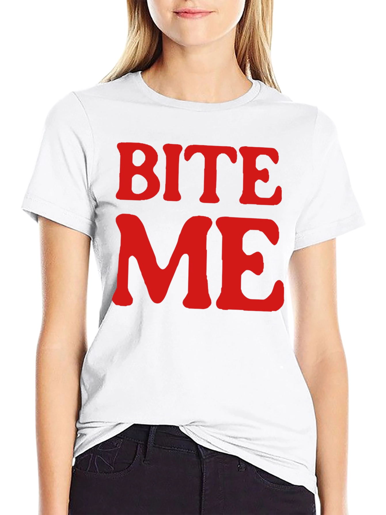 Bite Me Graphic Tee - Black T-Shirt
