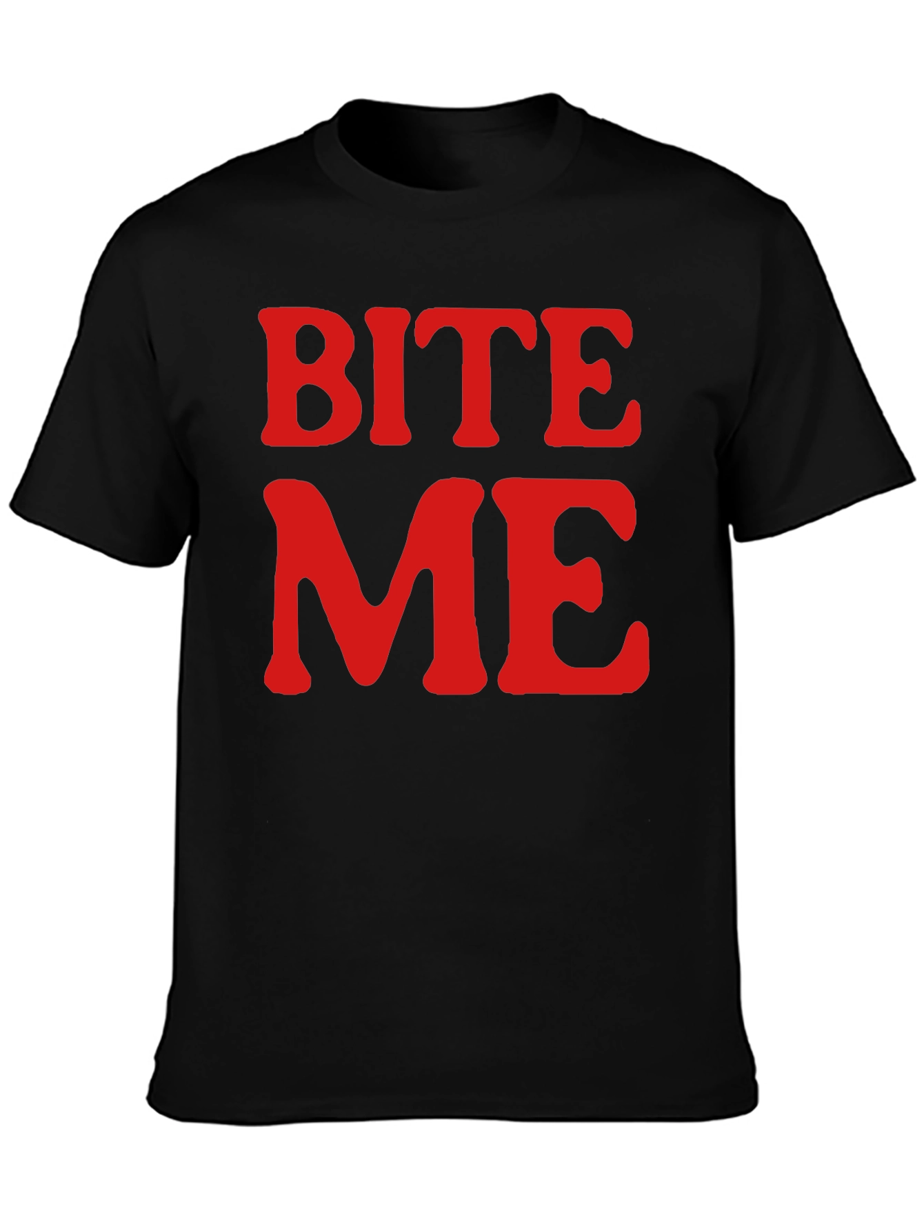 Bite Me Graphic Tee - Black T-Shirt