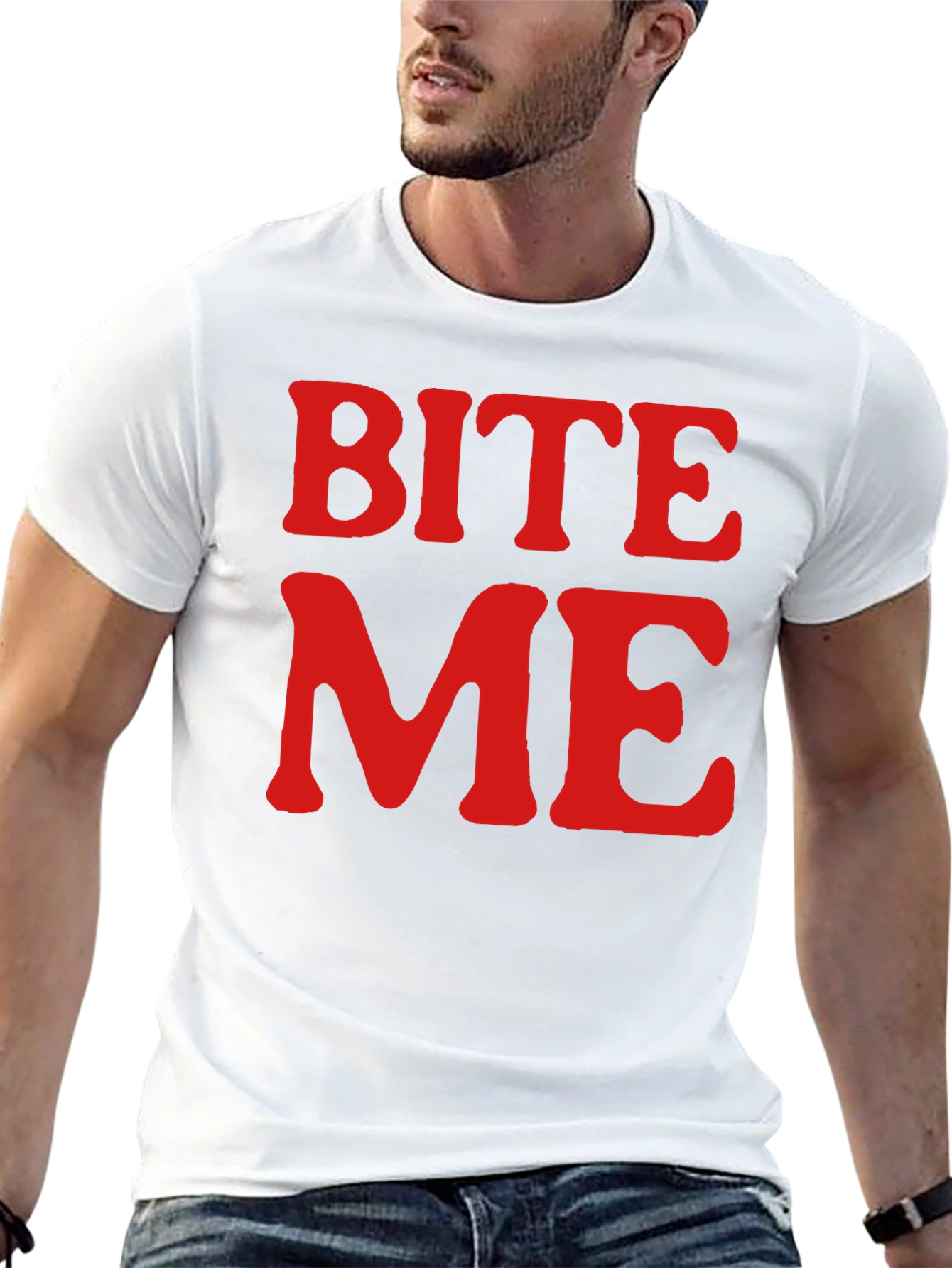 Bite Me Graphic Tee - Black T-Shirt