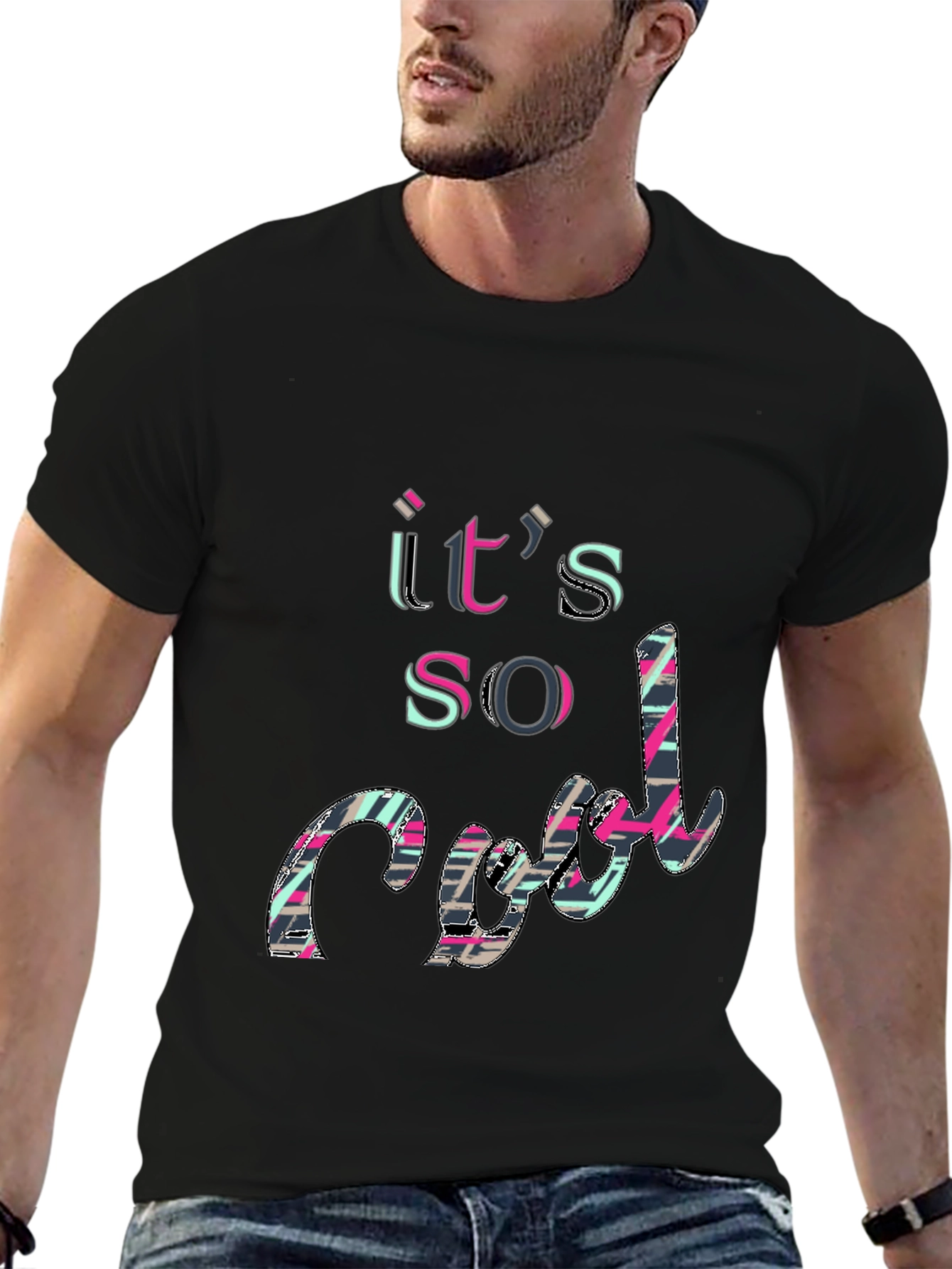Its So Cool Graphic Tee - Modern Style