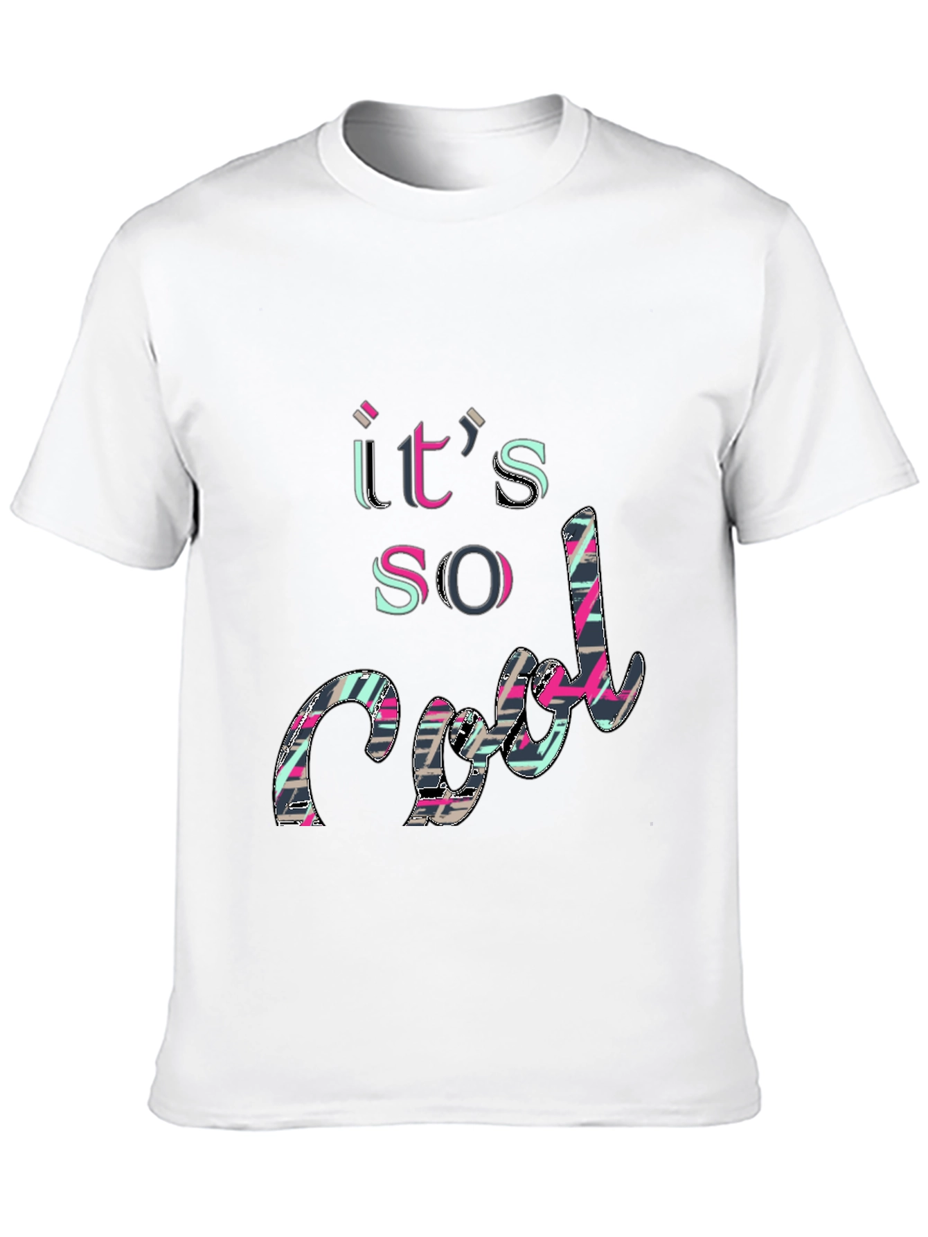 Its So Cool Graphic Tee - Modern Style