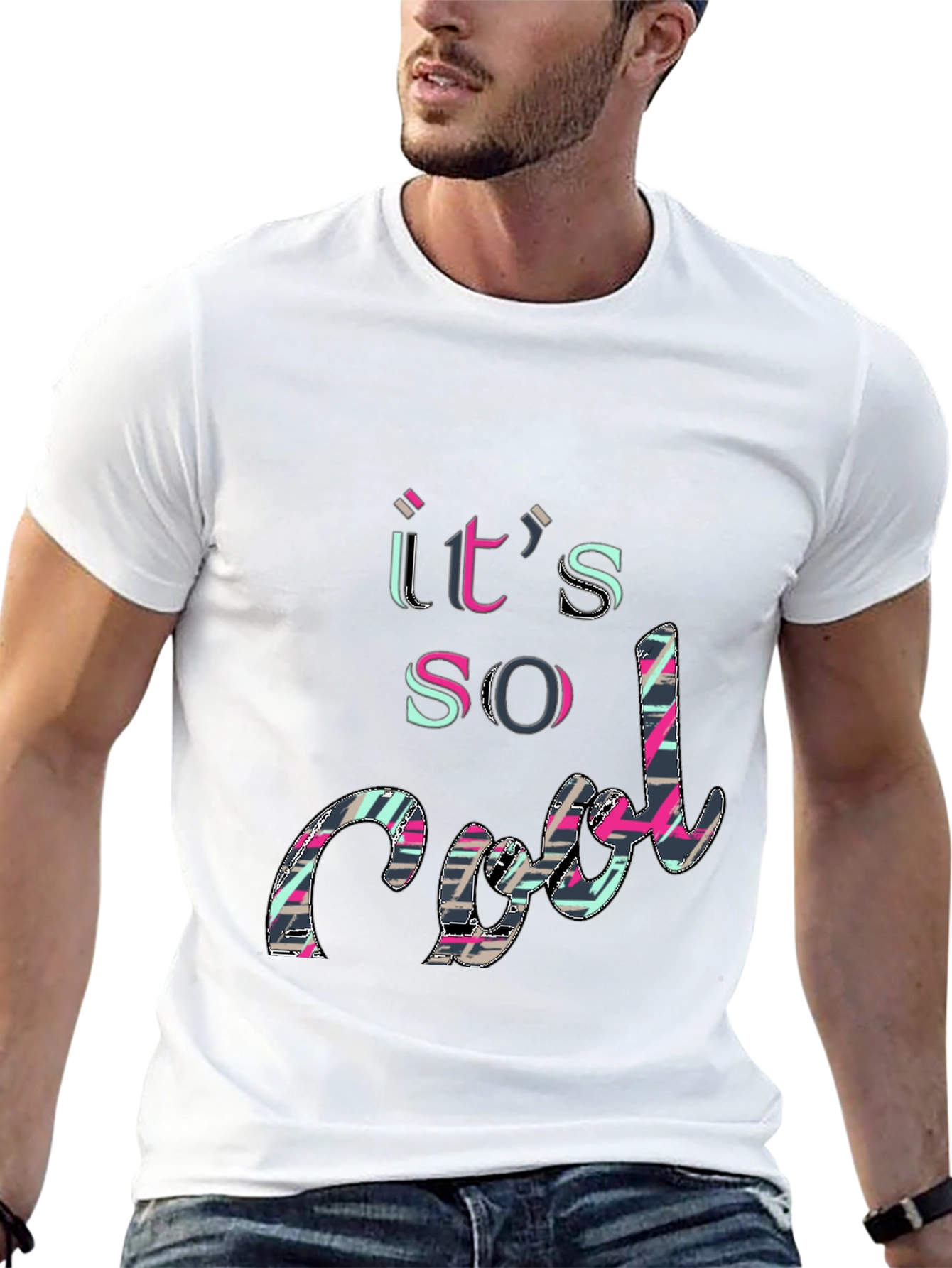Its So Cool Graphic Tee - Modern Style