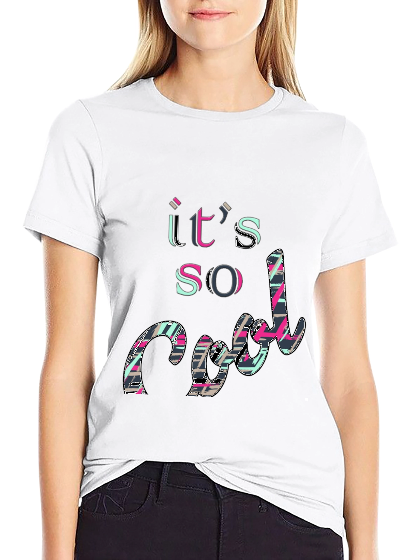 Its So Cool Graphic Tee - Modern Style