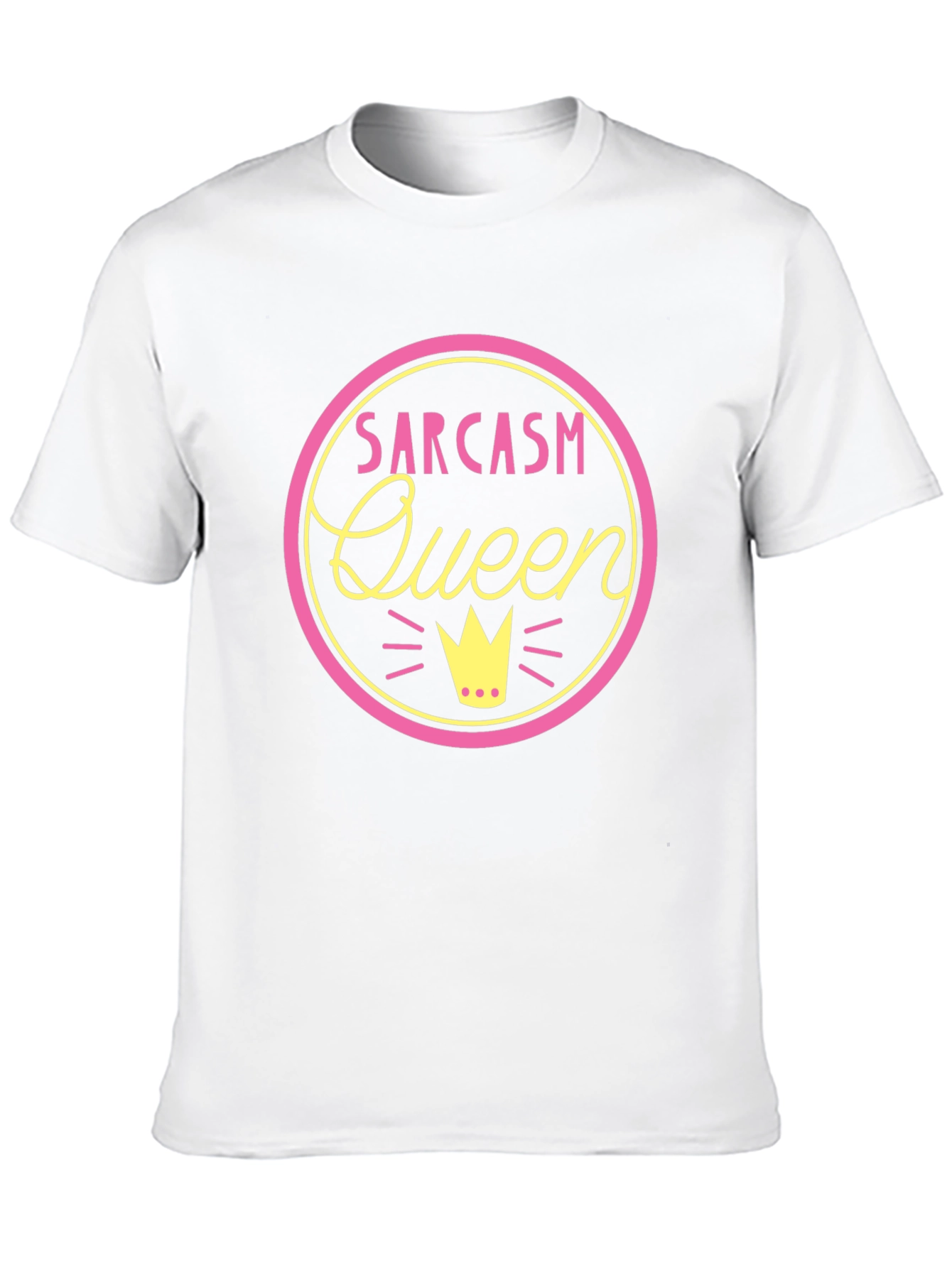 Sarcasm Queen Black T-Shirt