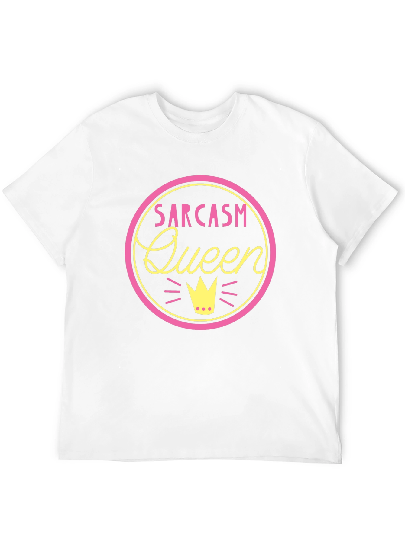 Sarcasm Queen Black T-Shirt