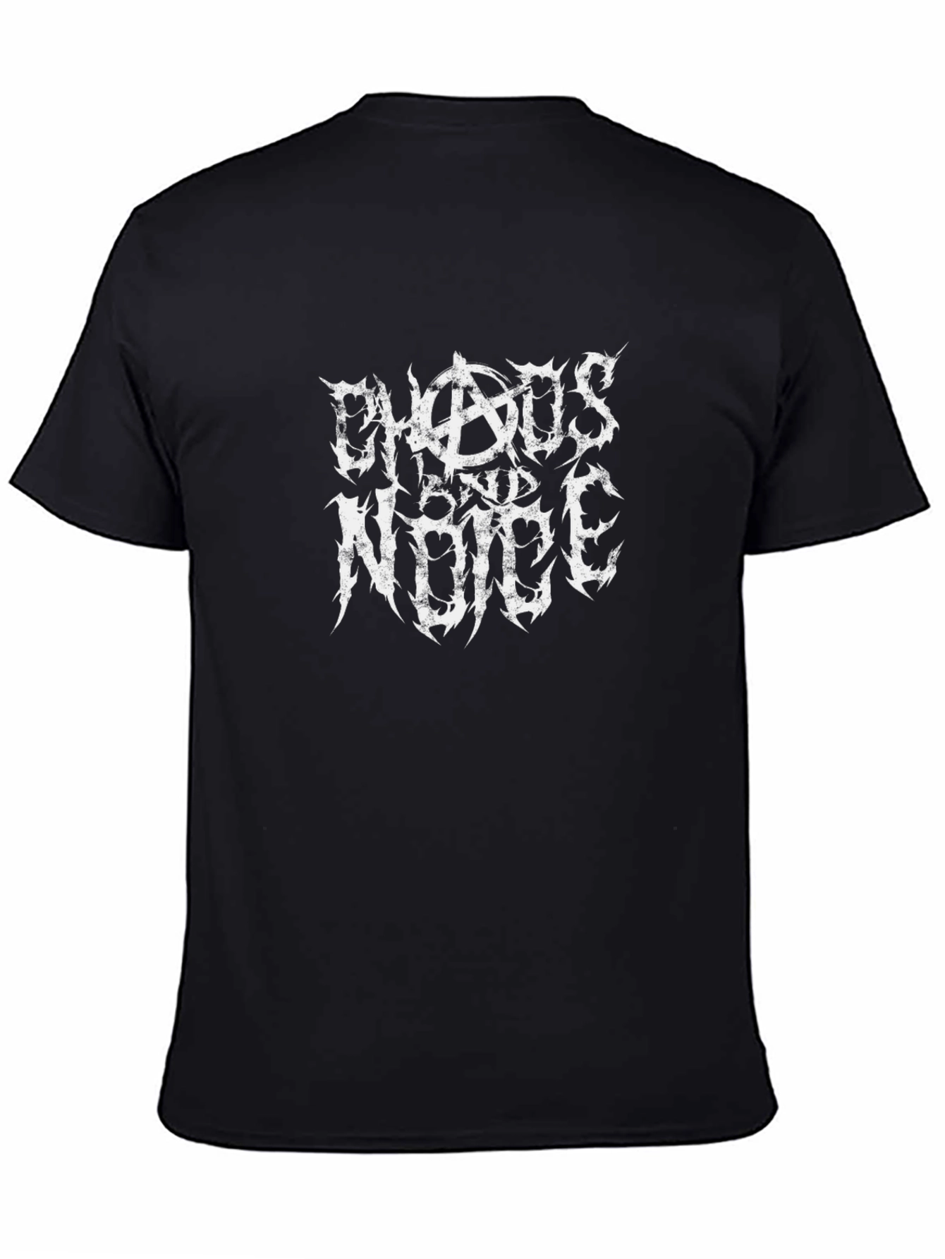 Chaos and Noise Black Graphic Tee