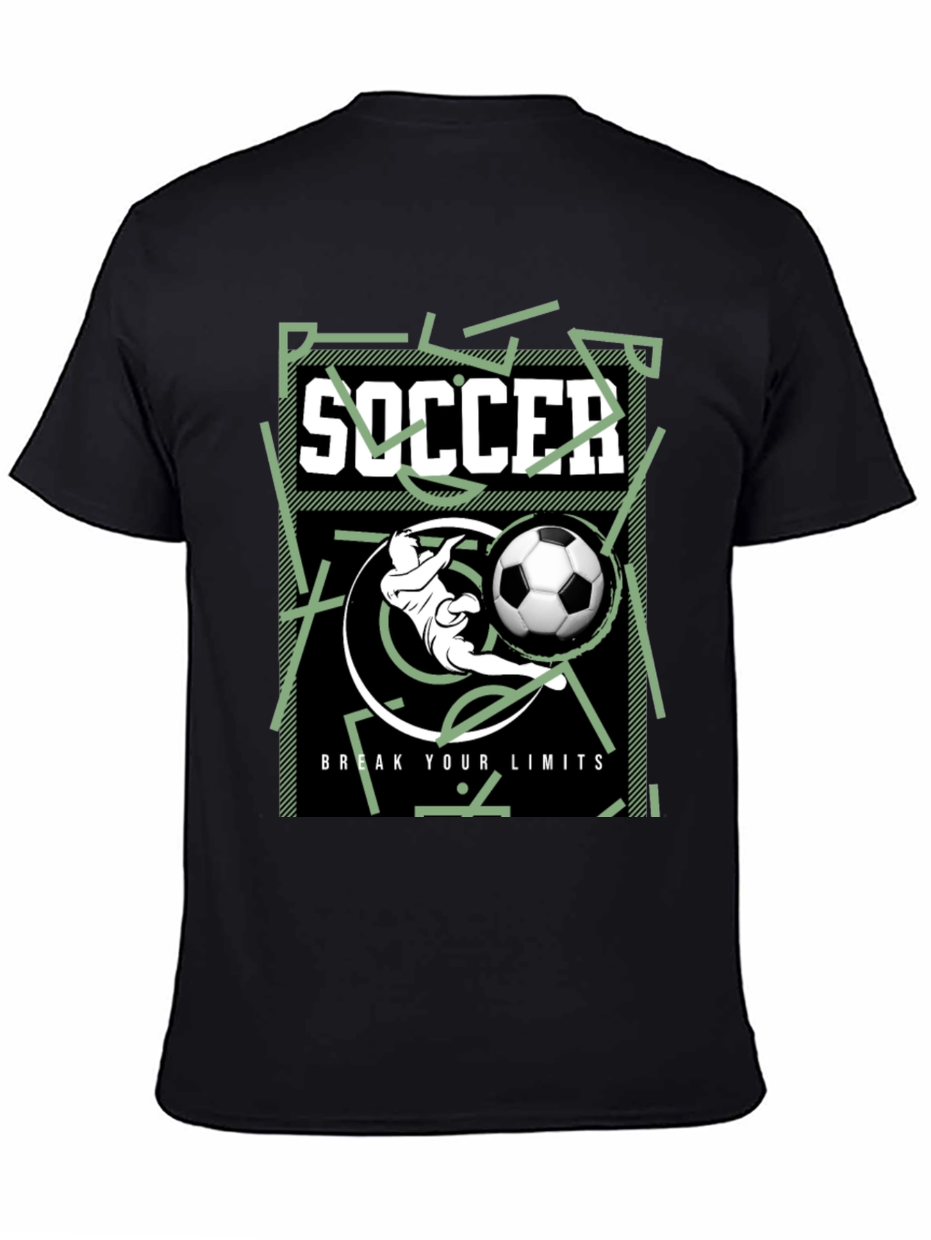 Soccer Graphic T-Shirt - Break Your Limits