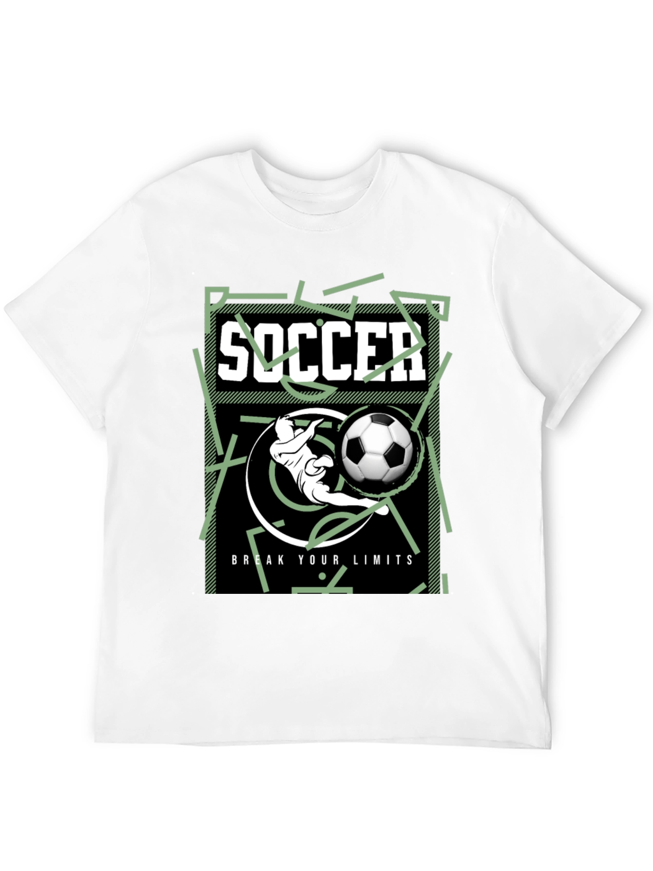 Soccer Graphic T-Shirt - Break Your Limits