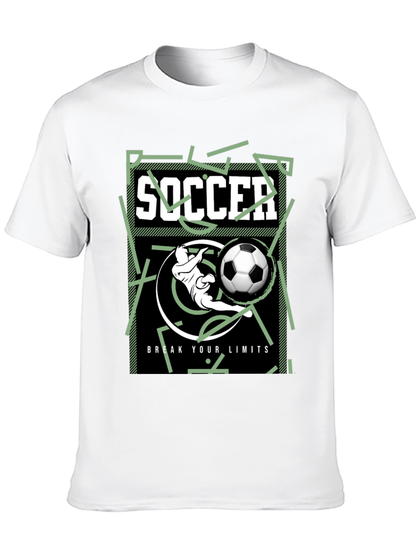 Soccer Graphic T-Shirt - Break Your Limits