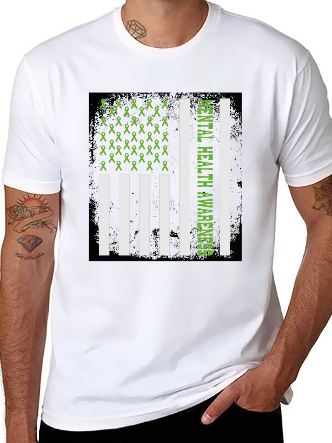 Mental Health Awareness Flag T-Shirt