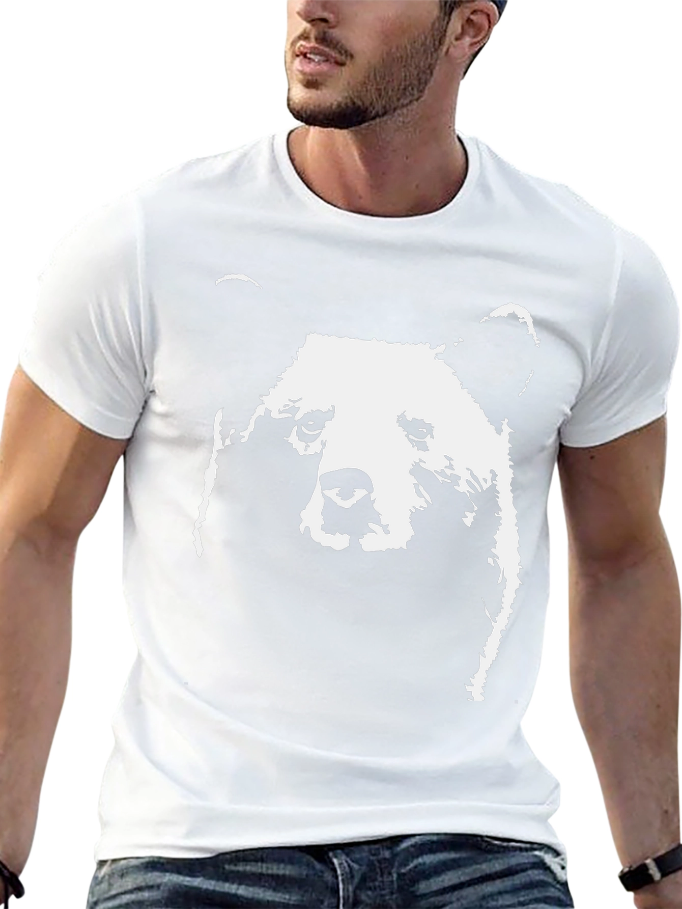 Bear Graphic T-Shirt - Black
