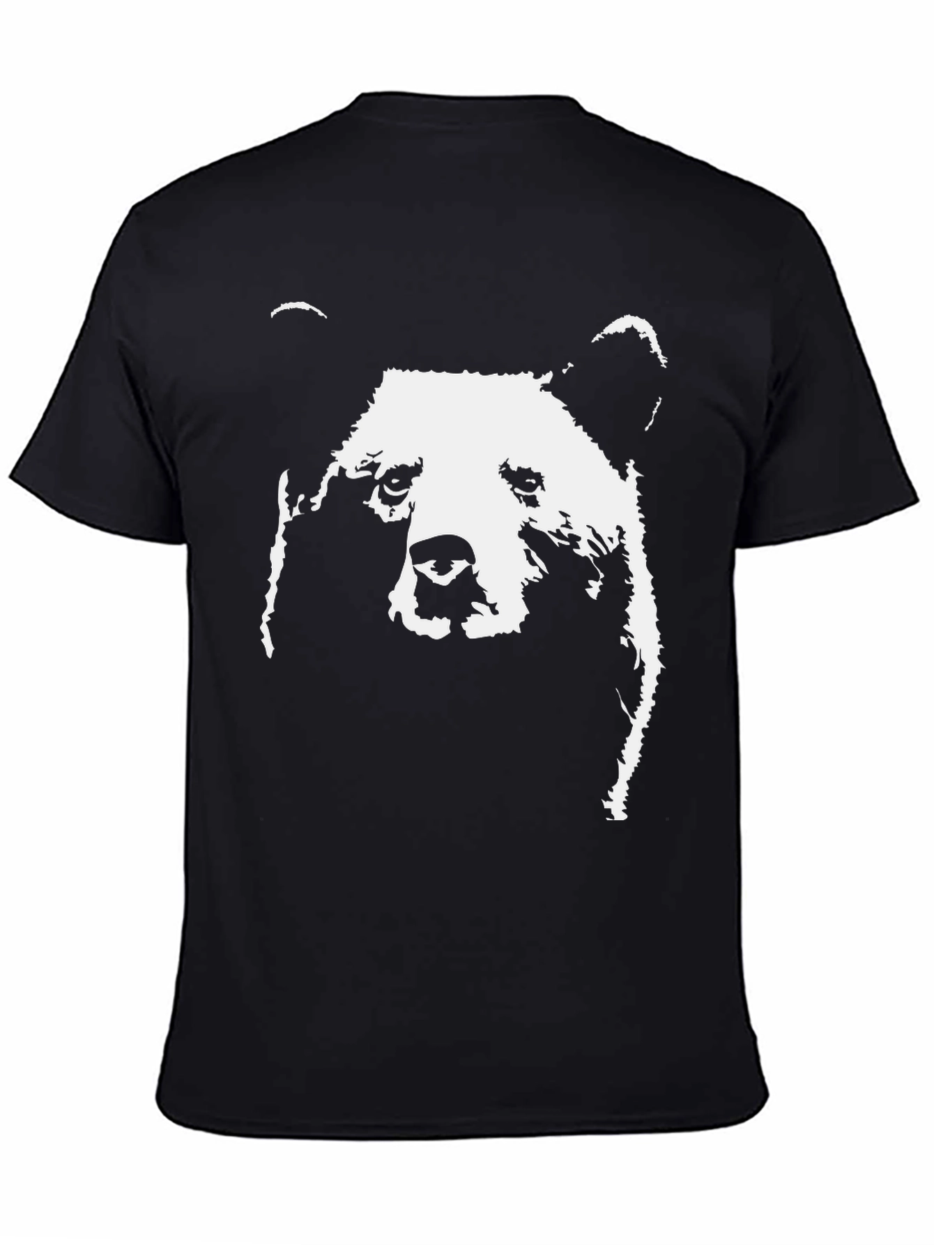 Bear Graphic T-Shirt - Black