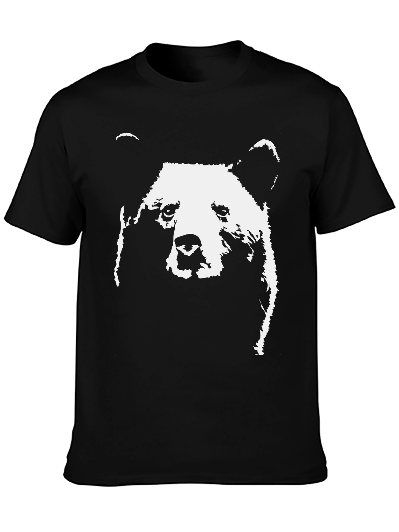 Bear Graphic T-Shirt - Black