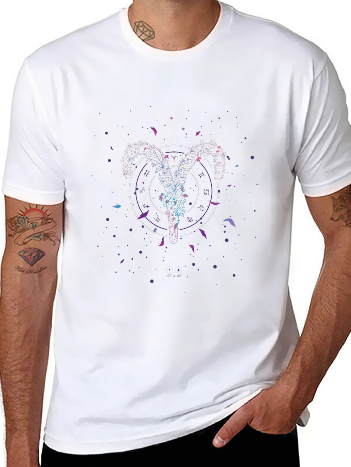 Aries Zodiac Sign Graphic T-Shirt