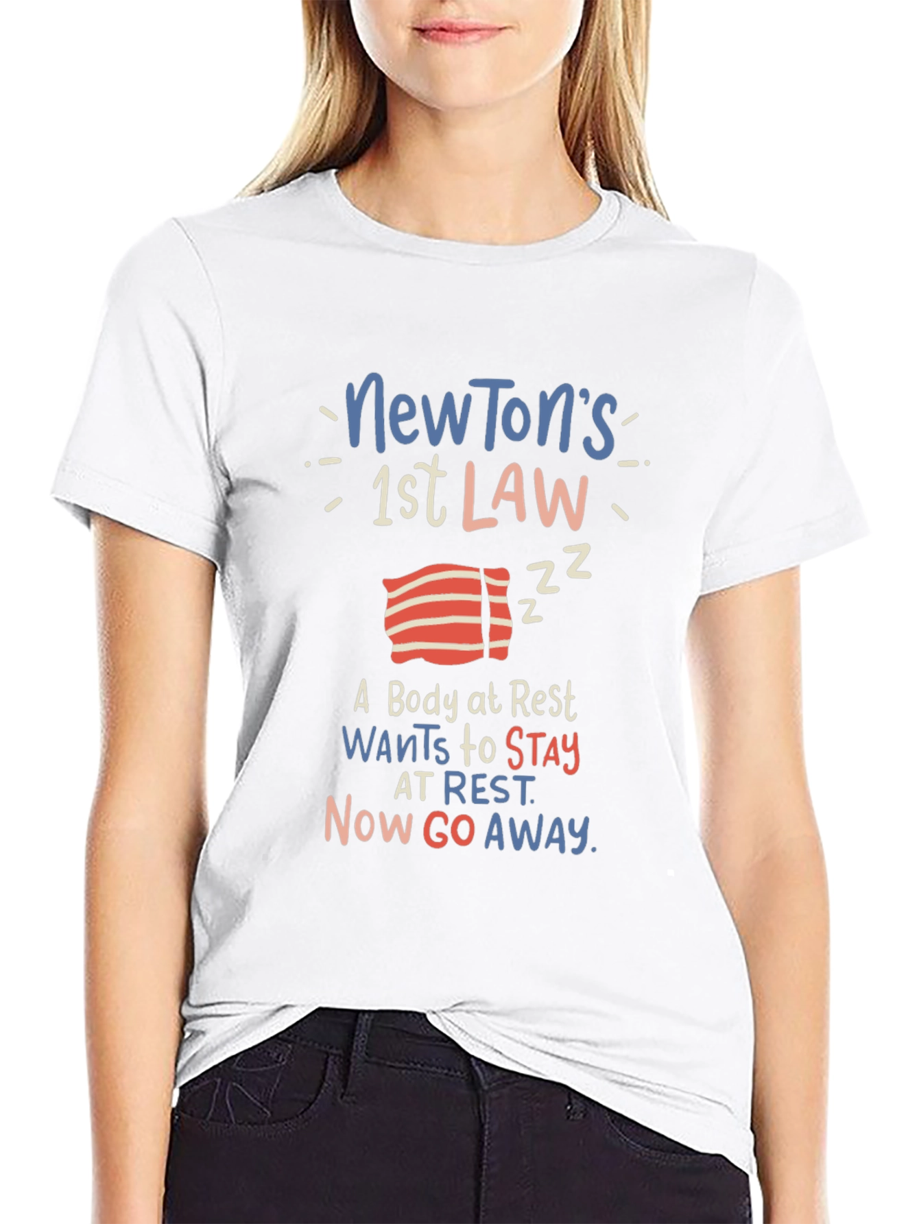 Newtons First Law Graphic T-Shirt