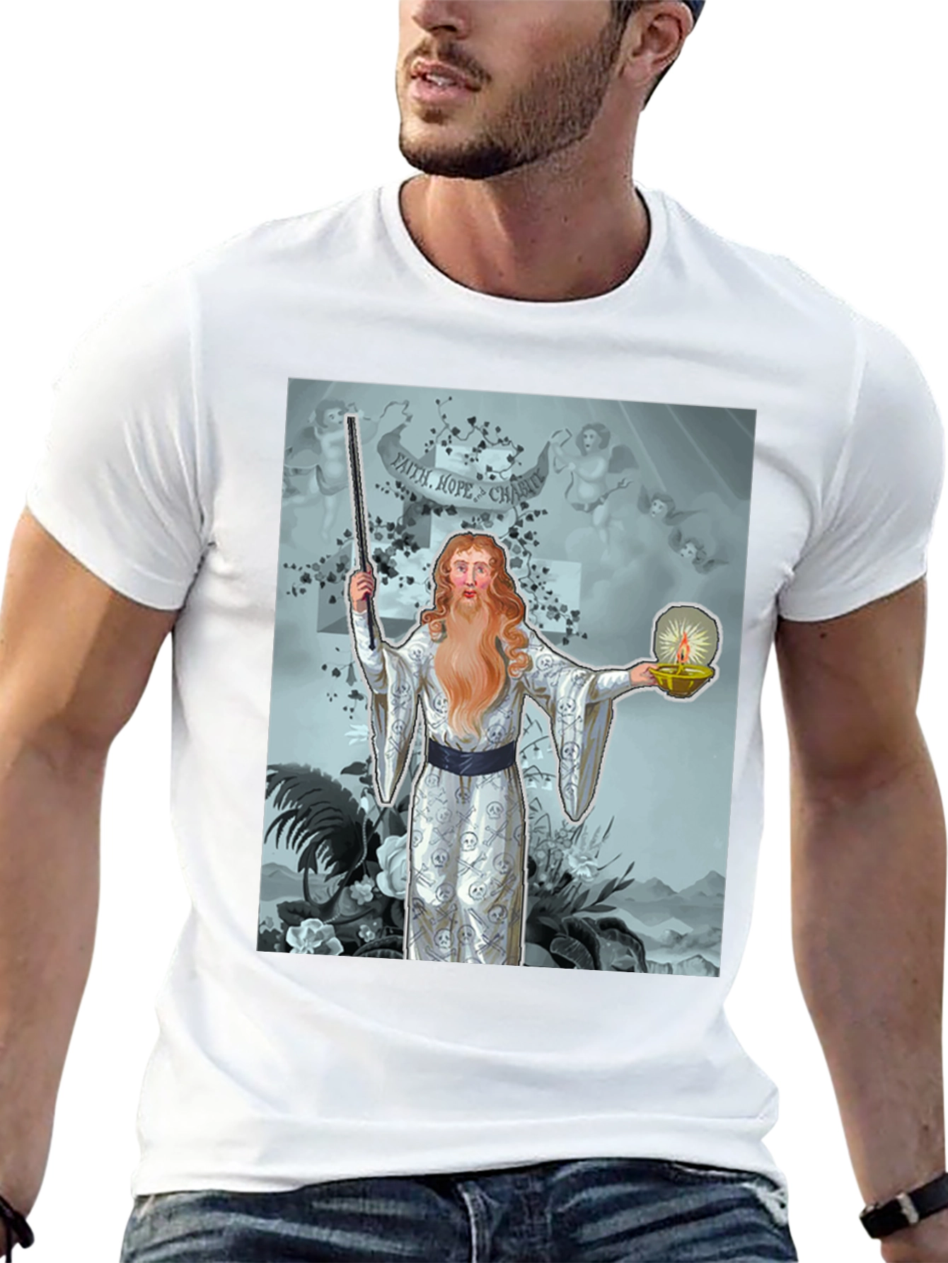 Wizard Art Graphic T-Shirt