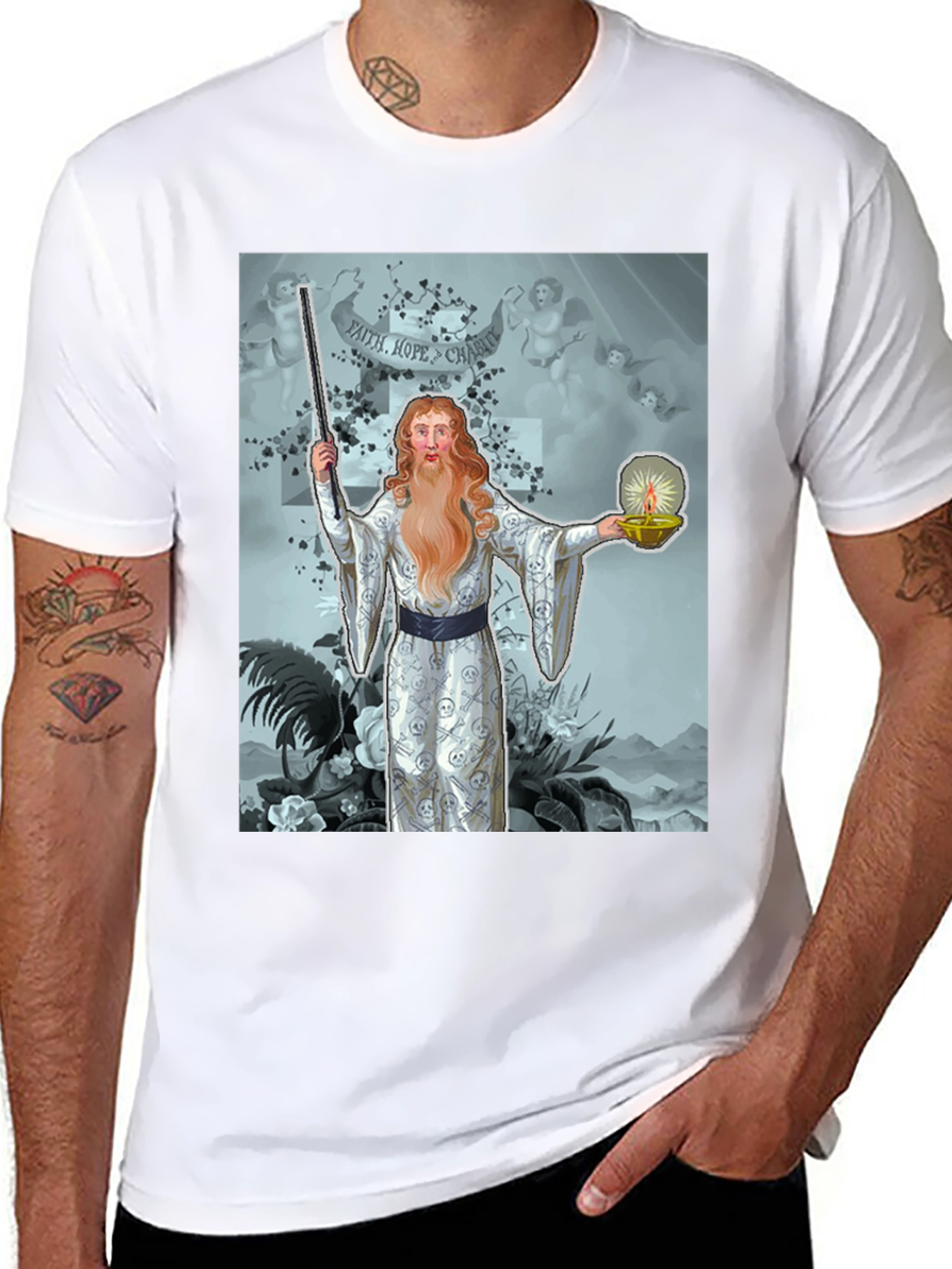 Wizard Art Graphic T-Shirt