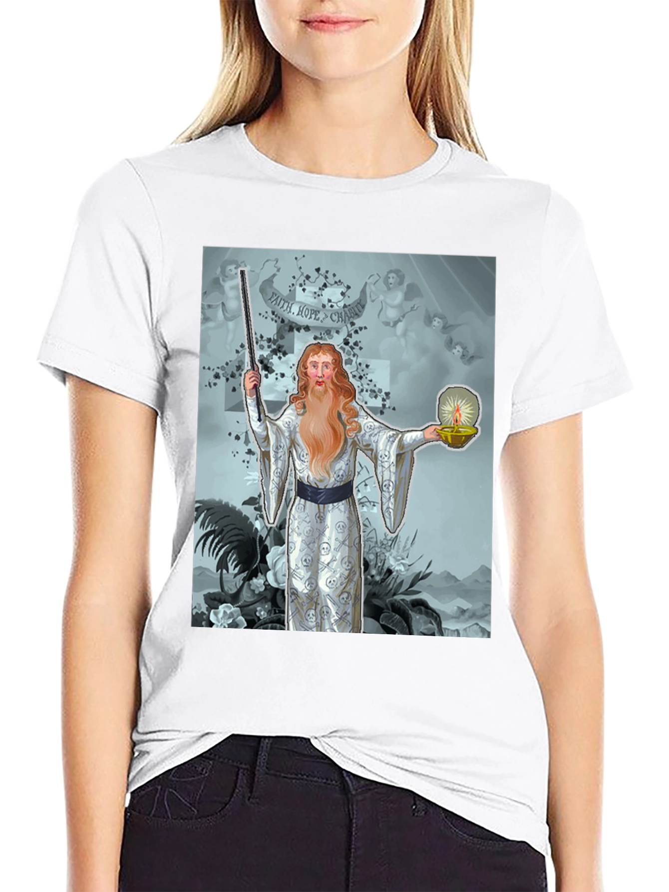 Wizard Art Graphic T-Shirt
