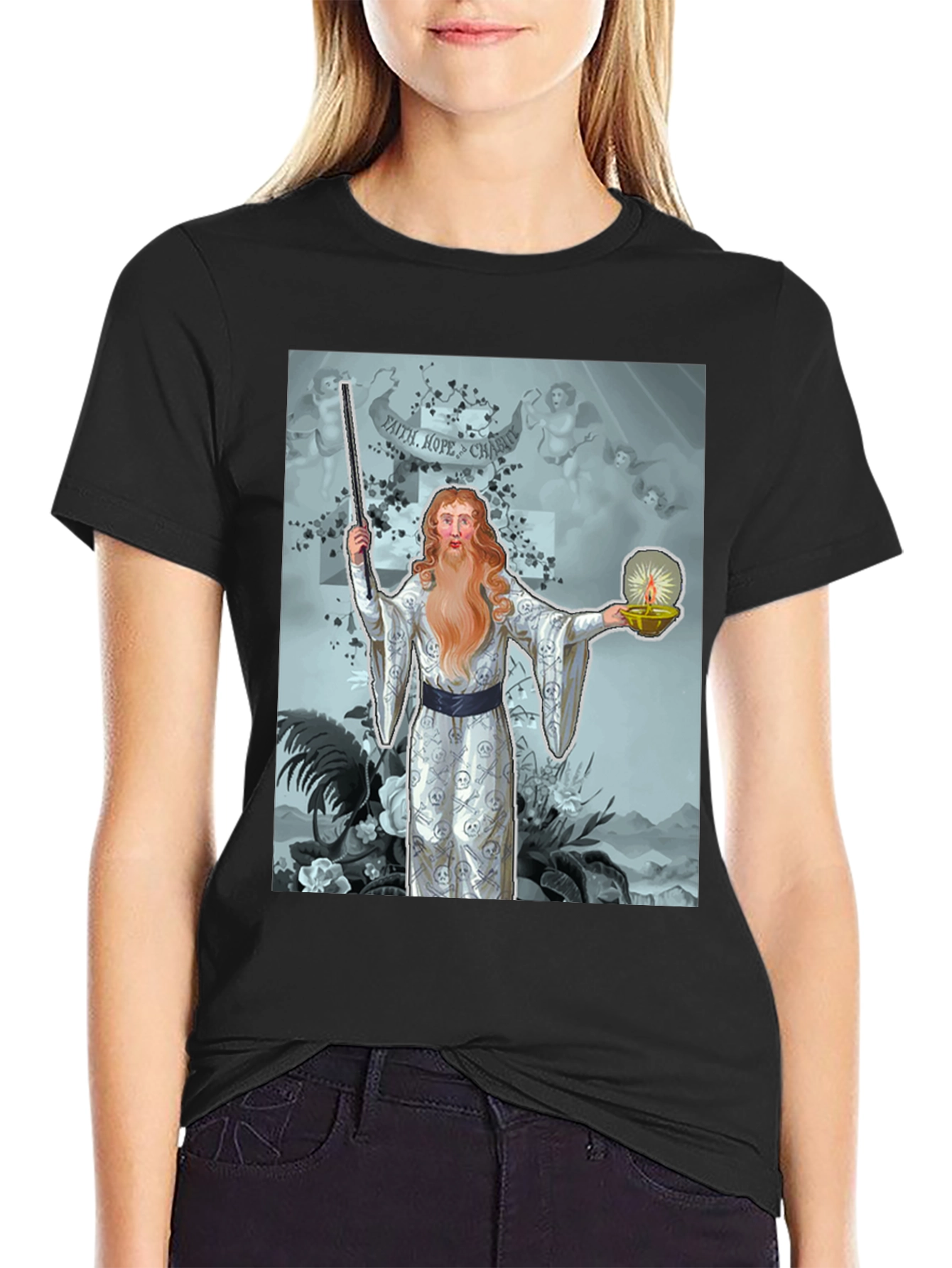 Wizard Art Graphic T-Shirt