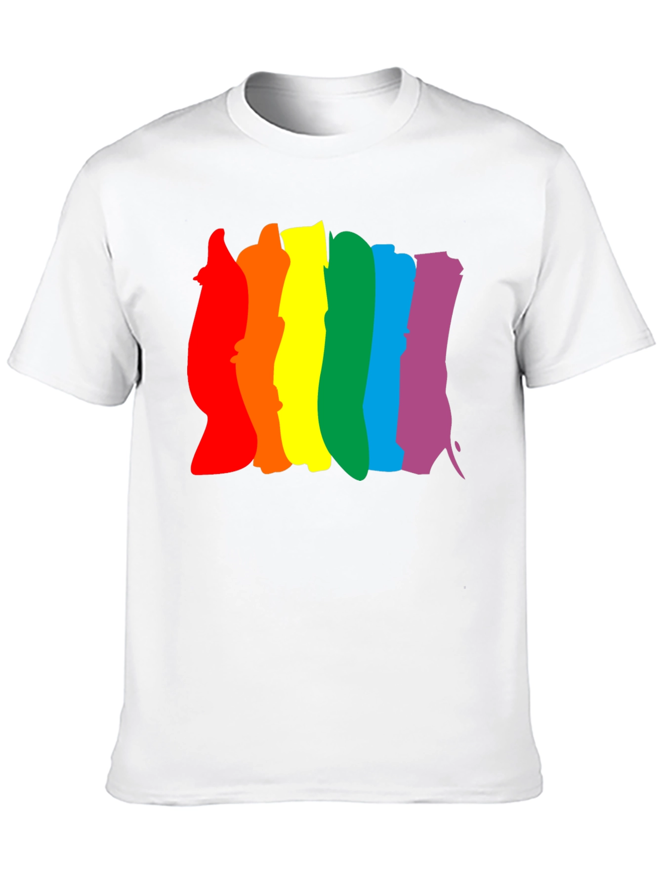 Rainbow Pride T-Shirt - Black Cotton Blend