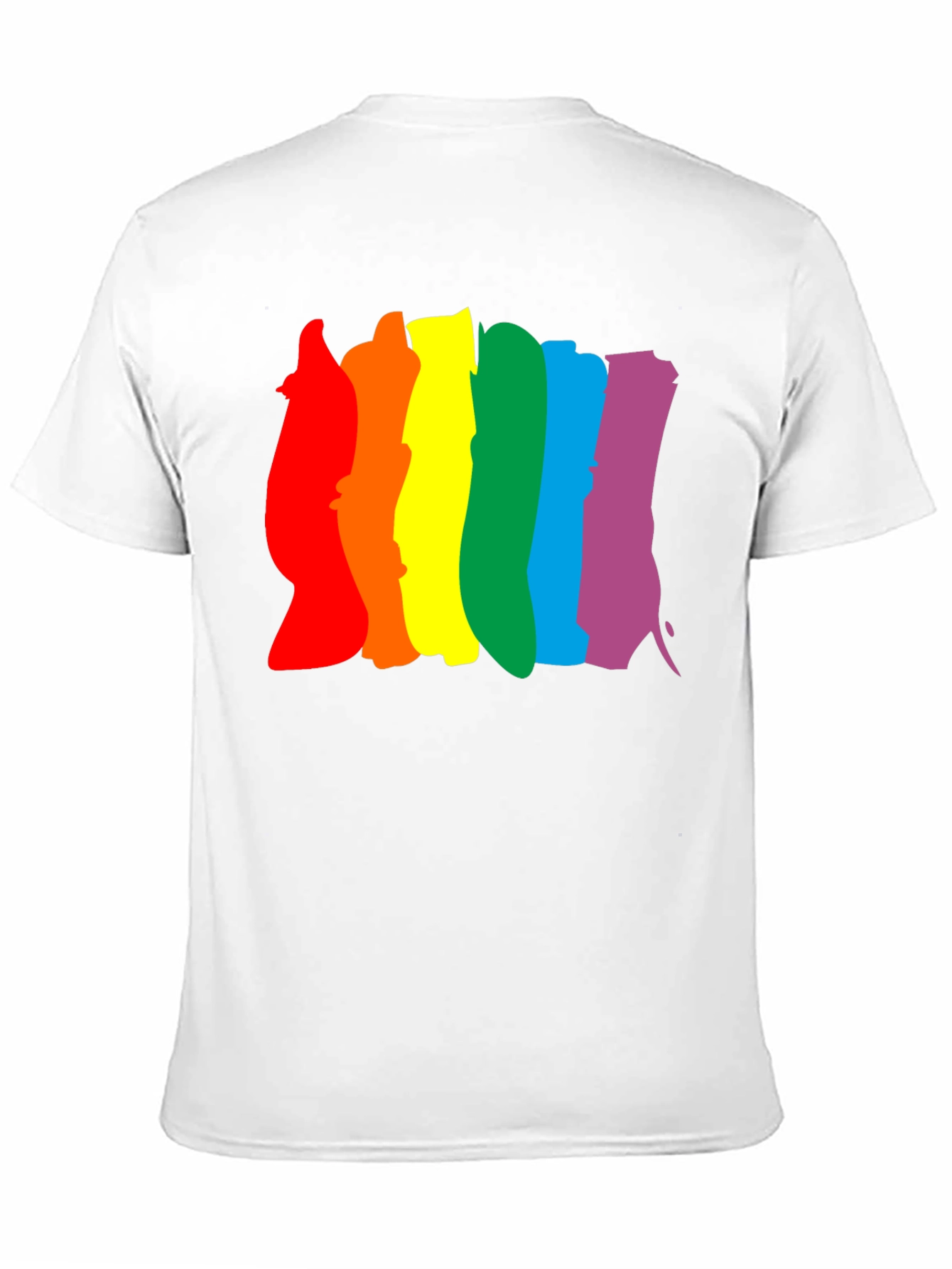 Rainbow Pride T-Shirt - Black Cotton Blend