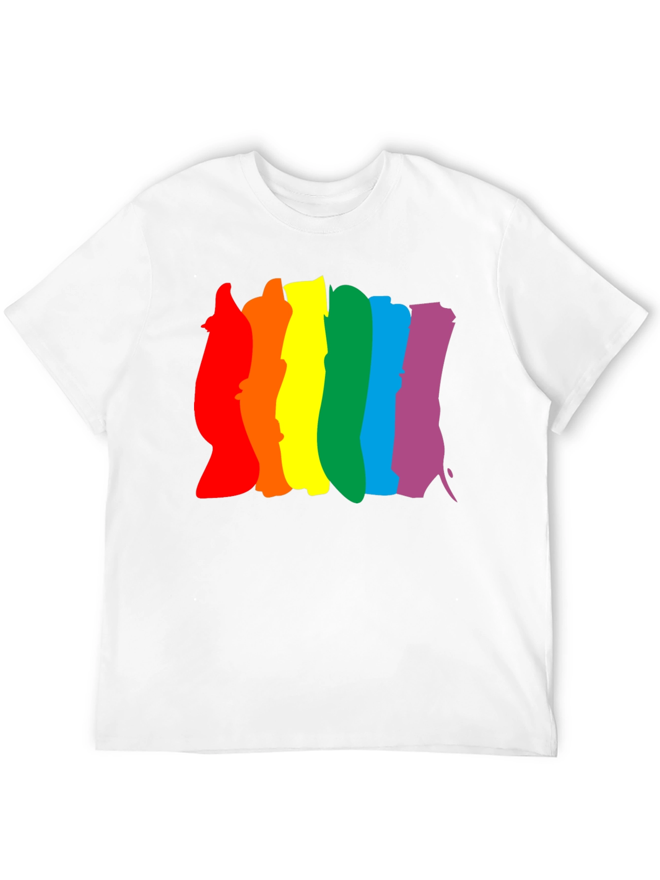 Rainbow Pride T-Shirt - Black Cotton Blend
