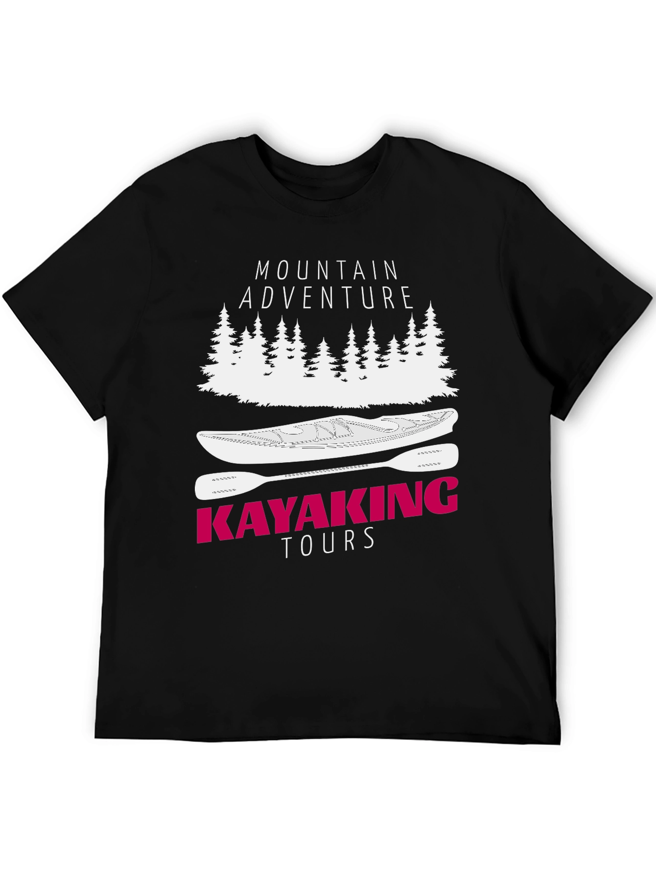 Mountain Adventure Kayaking Tours Graphic T-Shirt