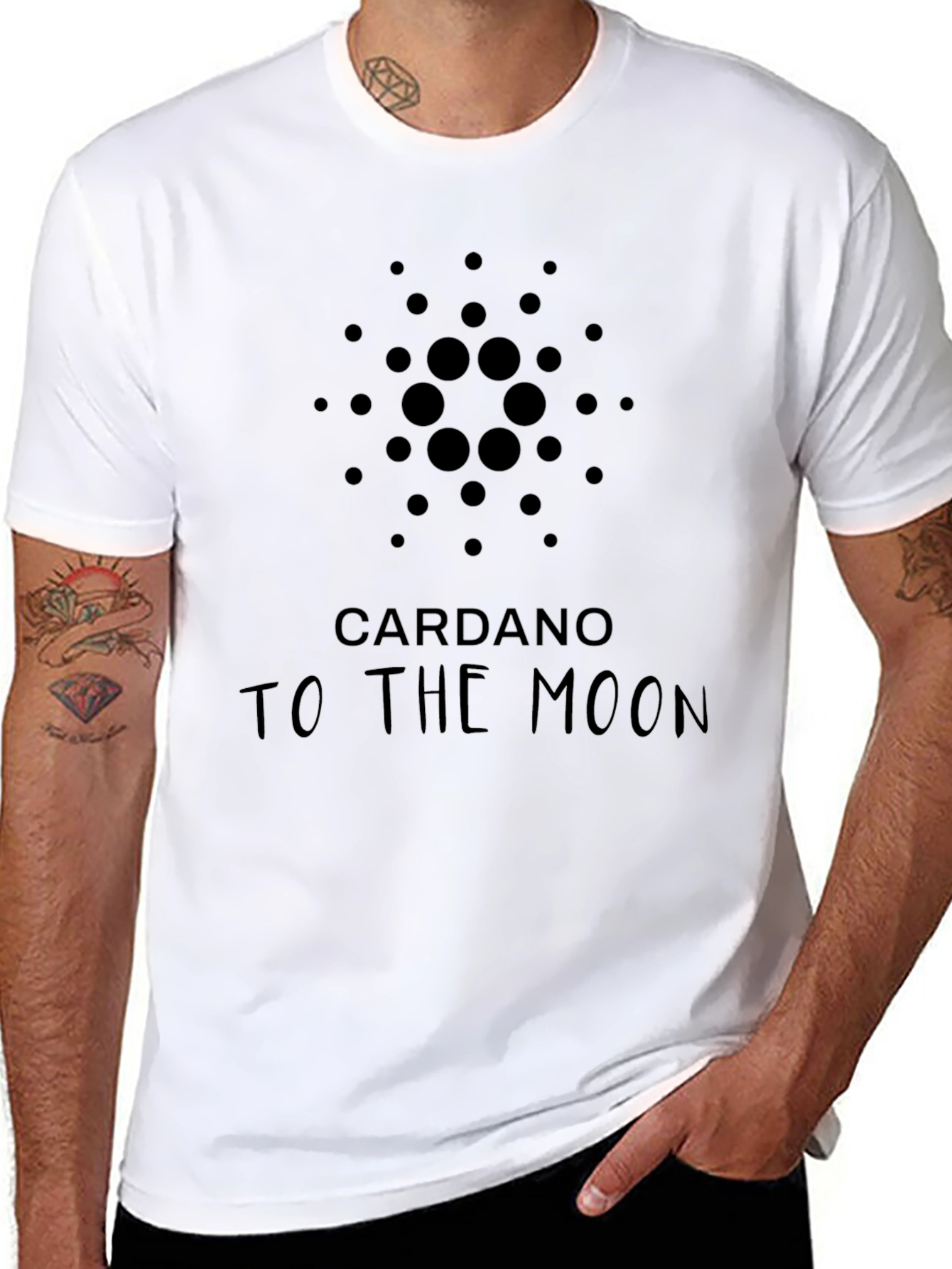 Cardano Crypto T-Shirt - To The Moon!