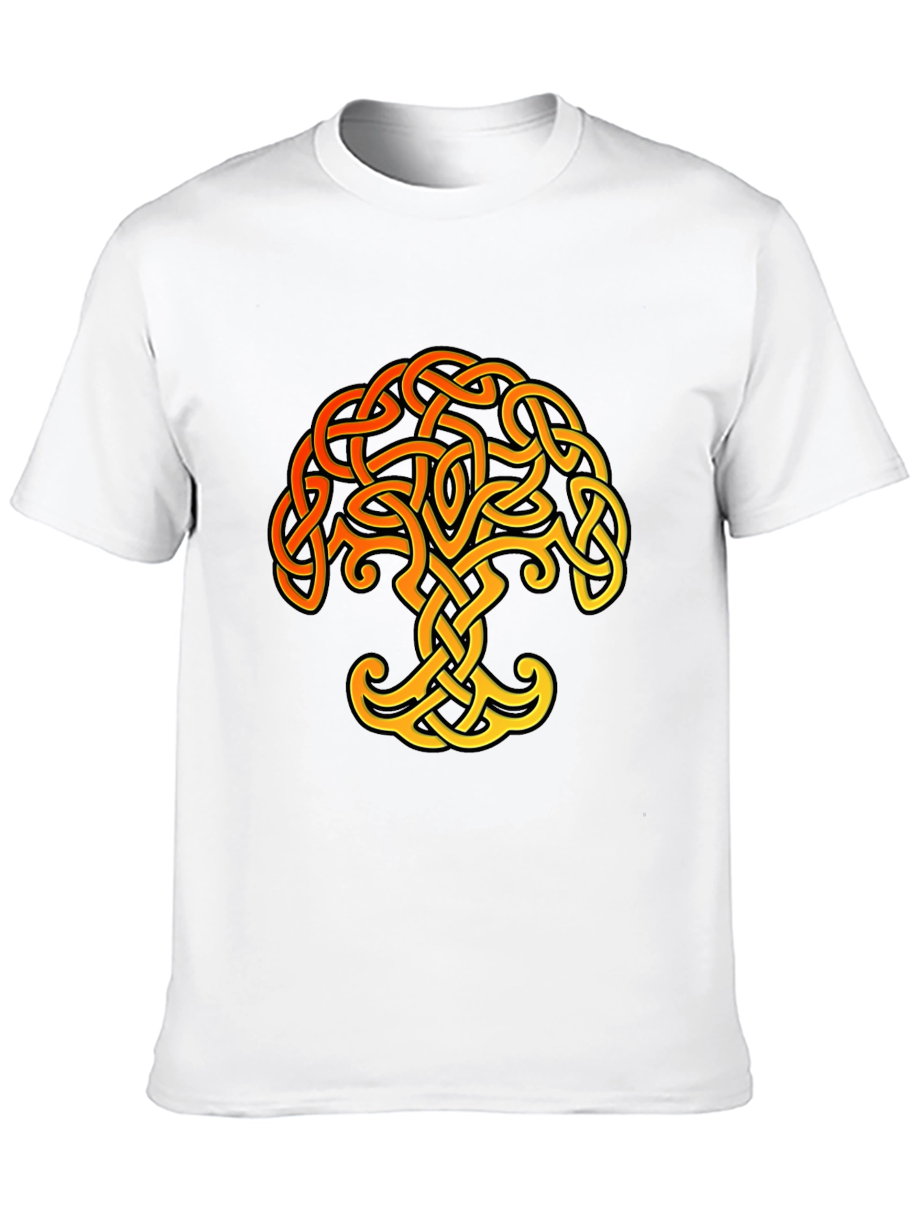 Celtic Knot Tree of Life Black T-Shirt