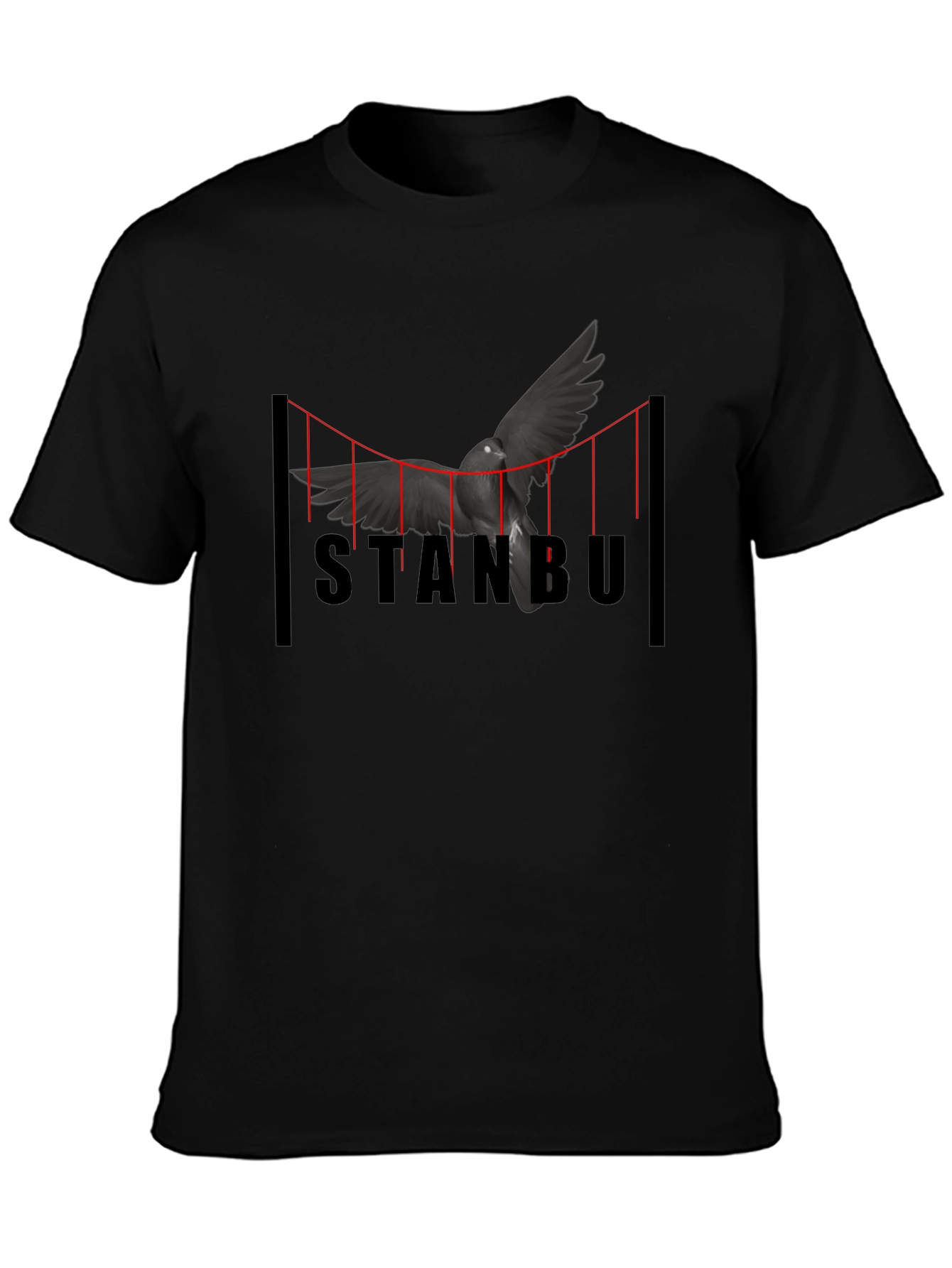 Istanbul Bridge Bird T-Shirt