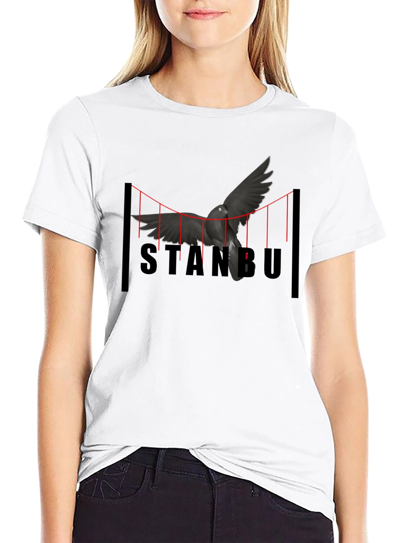 Istanbul Bridge Bird T-Shirt