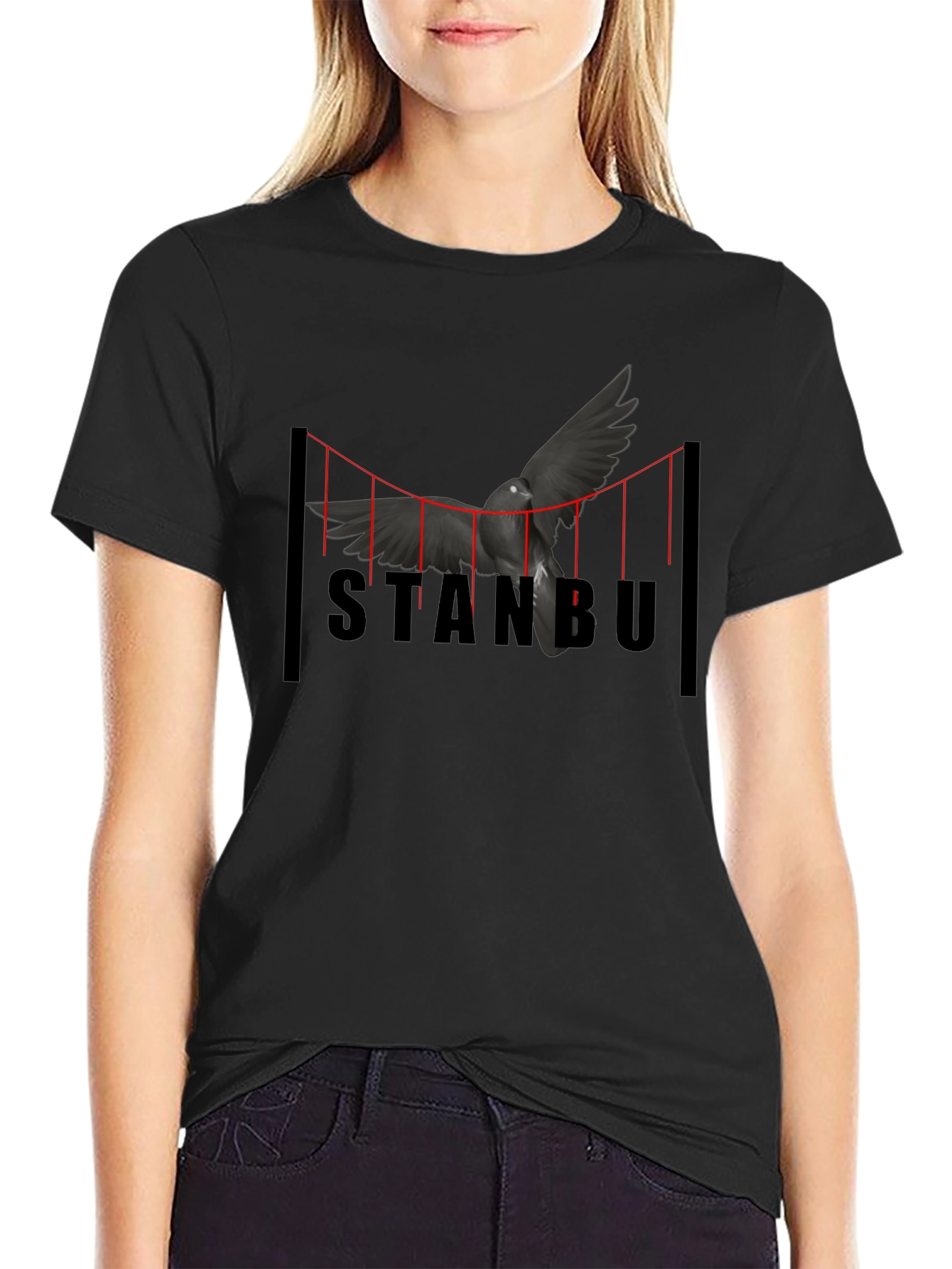 Istanbul Bridge Bird T-Shirt
